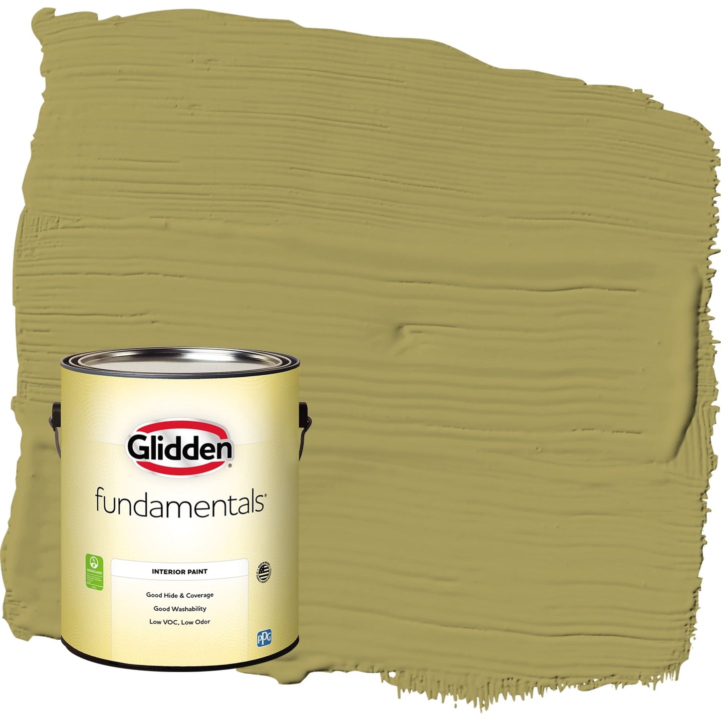 Glidden Fundamentals Hojas MÃ¡s Adorables / Verde, Pintura Interior CÃ¡scara de Huevo, 1 GalÃ³n