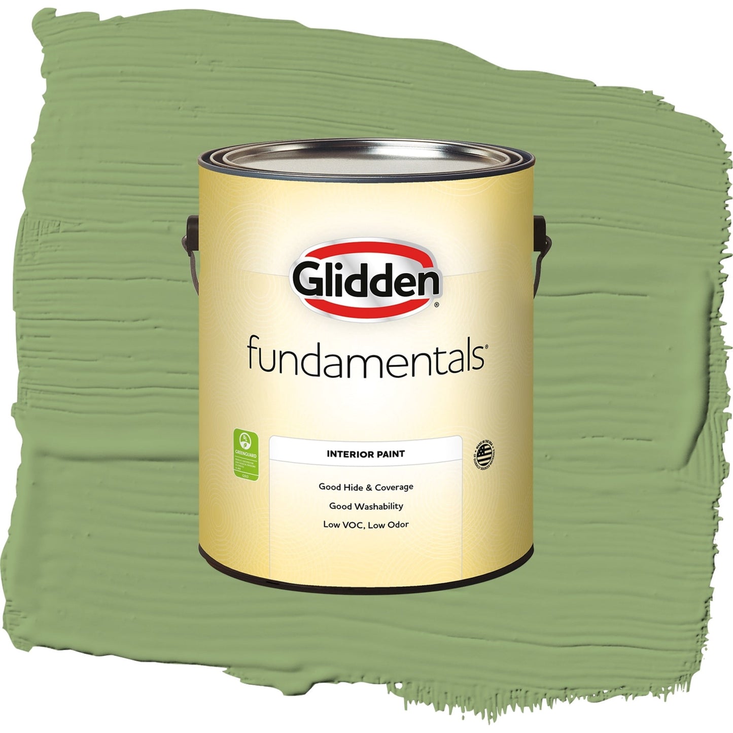 Glidden Fundamentals Luscious Lime / Green, Eggshell Interior Paint, 1 Gallon