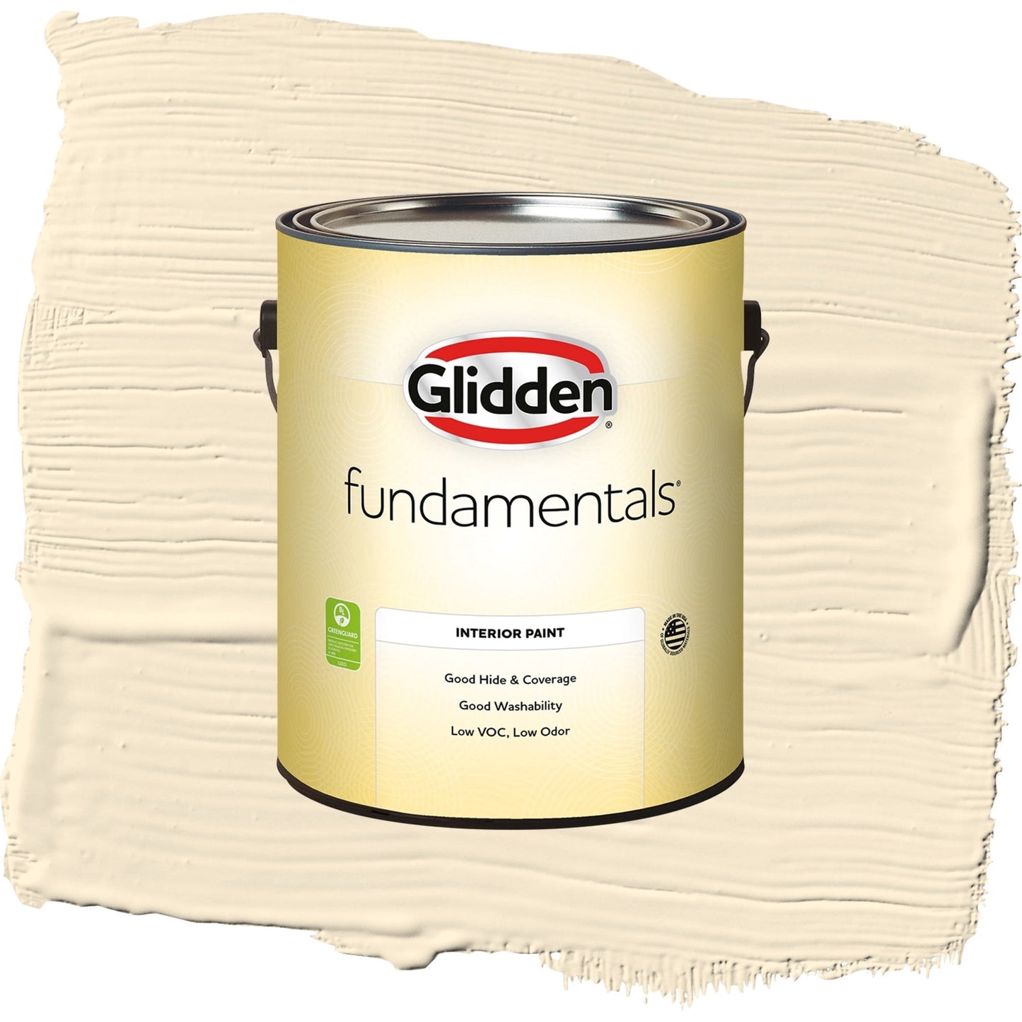 Glidden Fundamentals Magnolia Blossom / Yellow, Eggshell Interior Paint, 1 Gallon