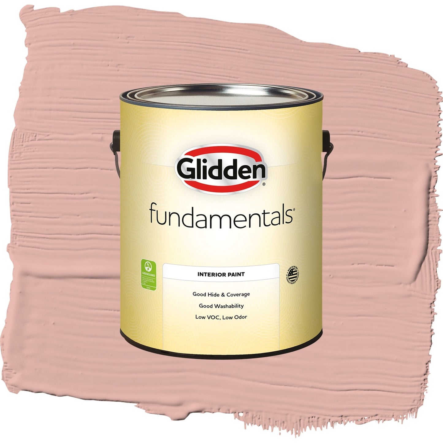 Glidden Fundamentals Mesa Pink / Orange, Semi-Gloss Interior Paint, 1 Gallon