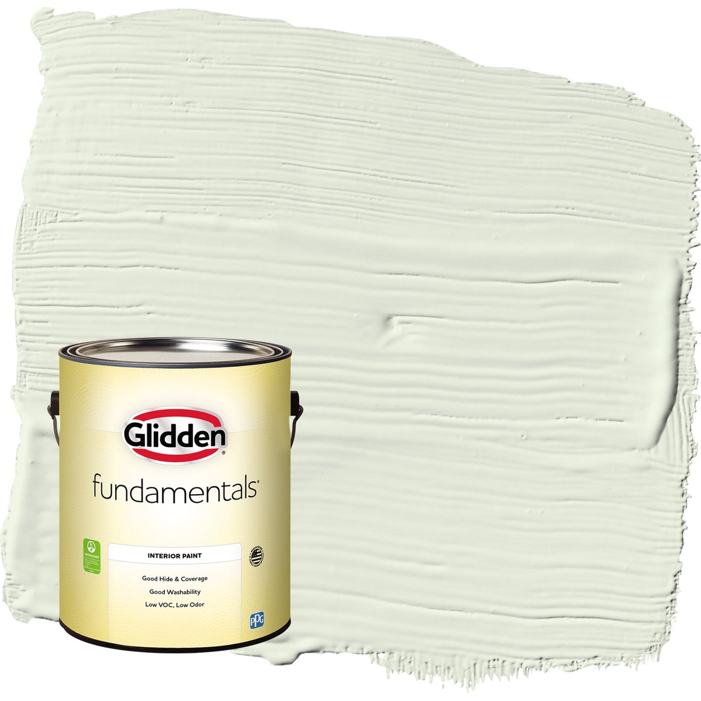 Glidden Fundamentals Pintura Interior de Algodoncillo/cÃ¡scara de Huevo Verde, 1 GalÃ³n