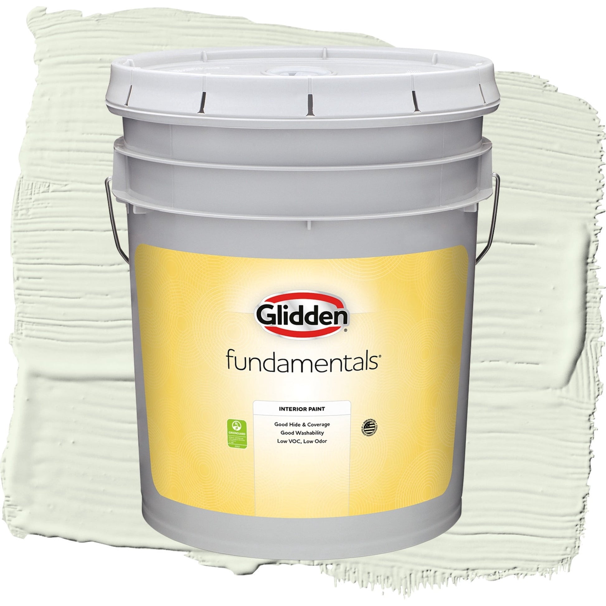 Glidden Fundamentals Milkweed / Green, Flat Interior Paint, 5 Gallon
