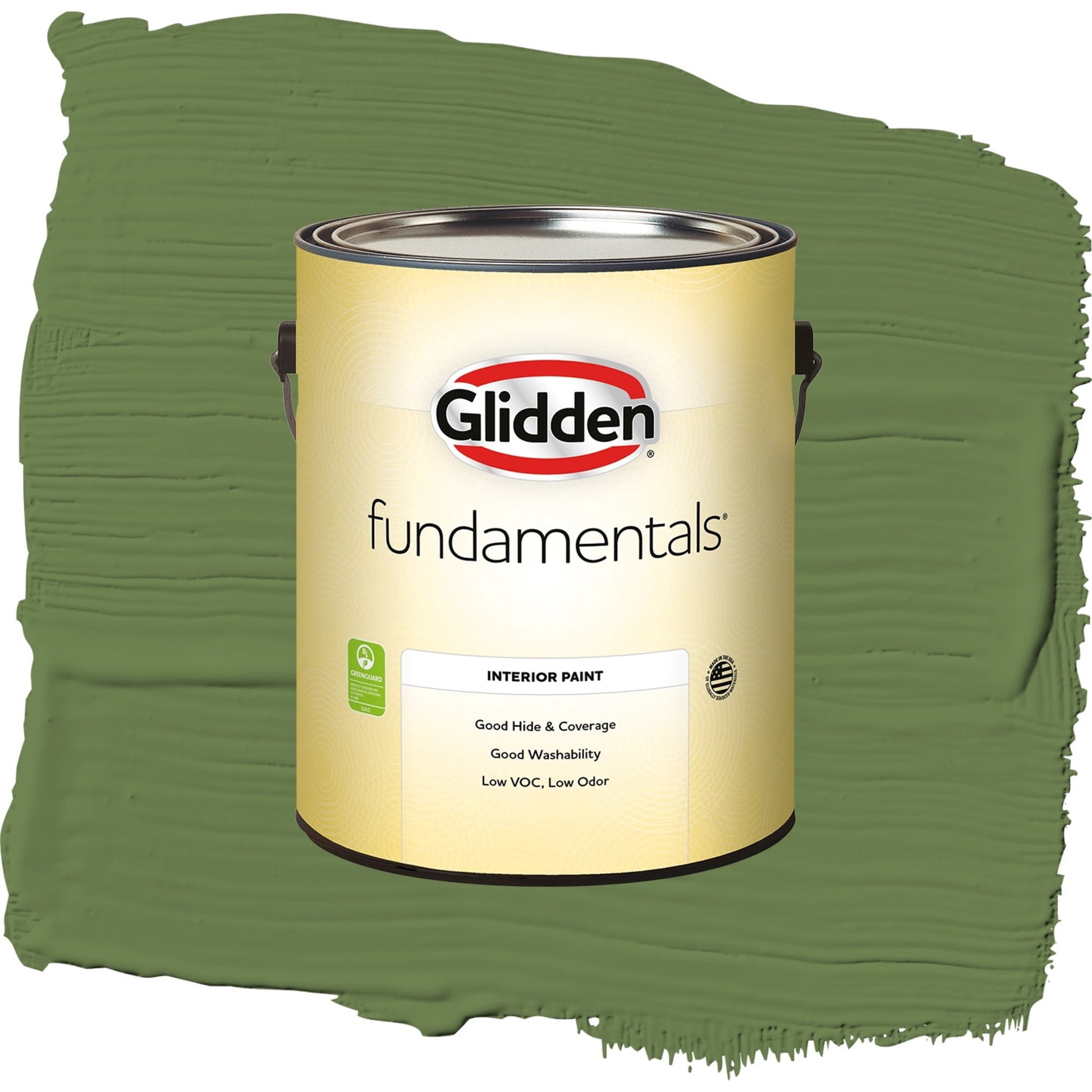 Glidden Fundamentals Mint Leaves / Green, Eggshell Interior Paint, 1 Gallon