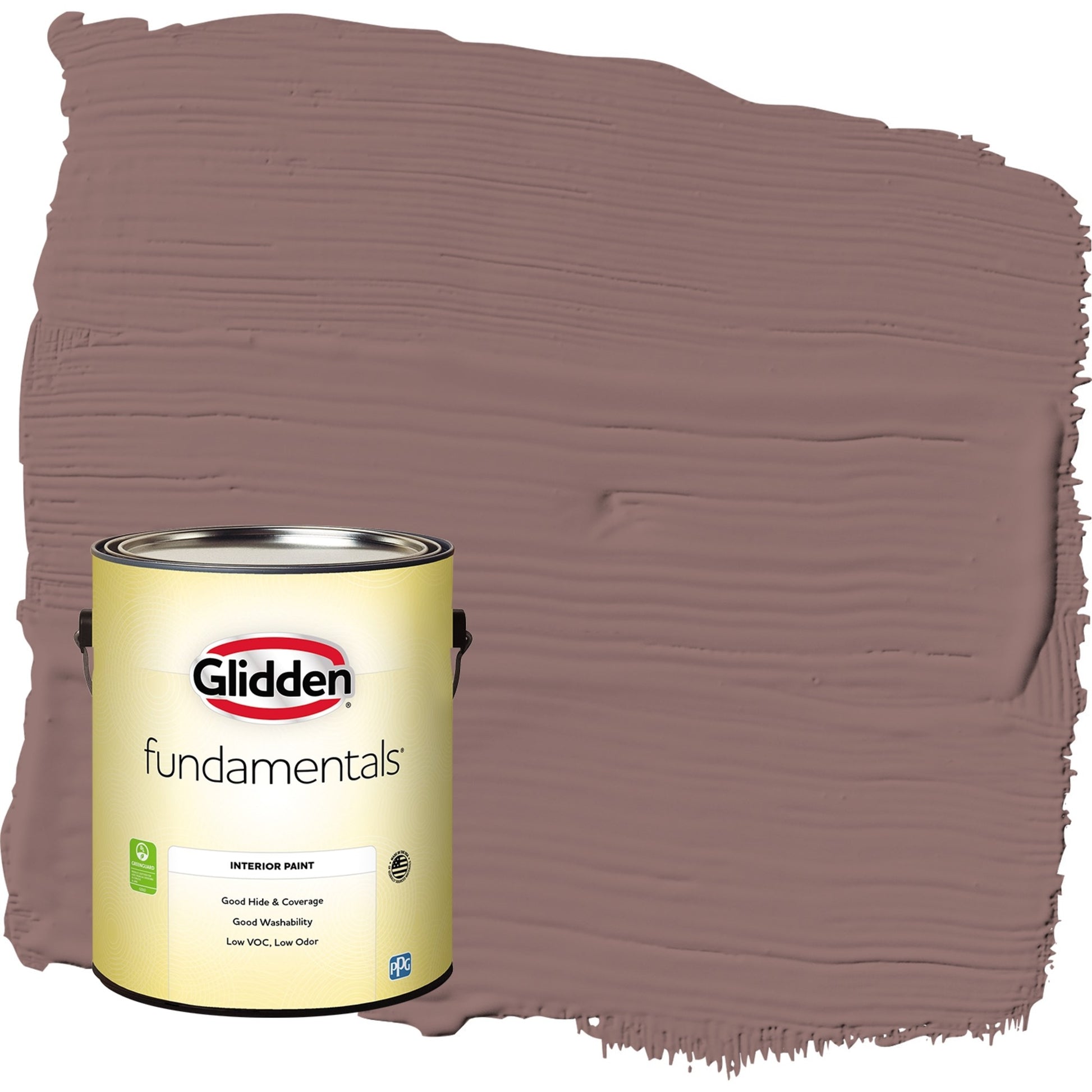 Glidden Fundamentals Oakwood Brown / Red, Eggshell Interior Paint, 1 Gallon