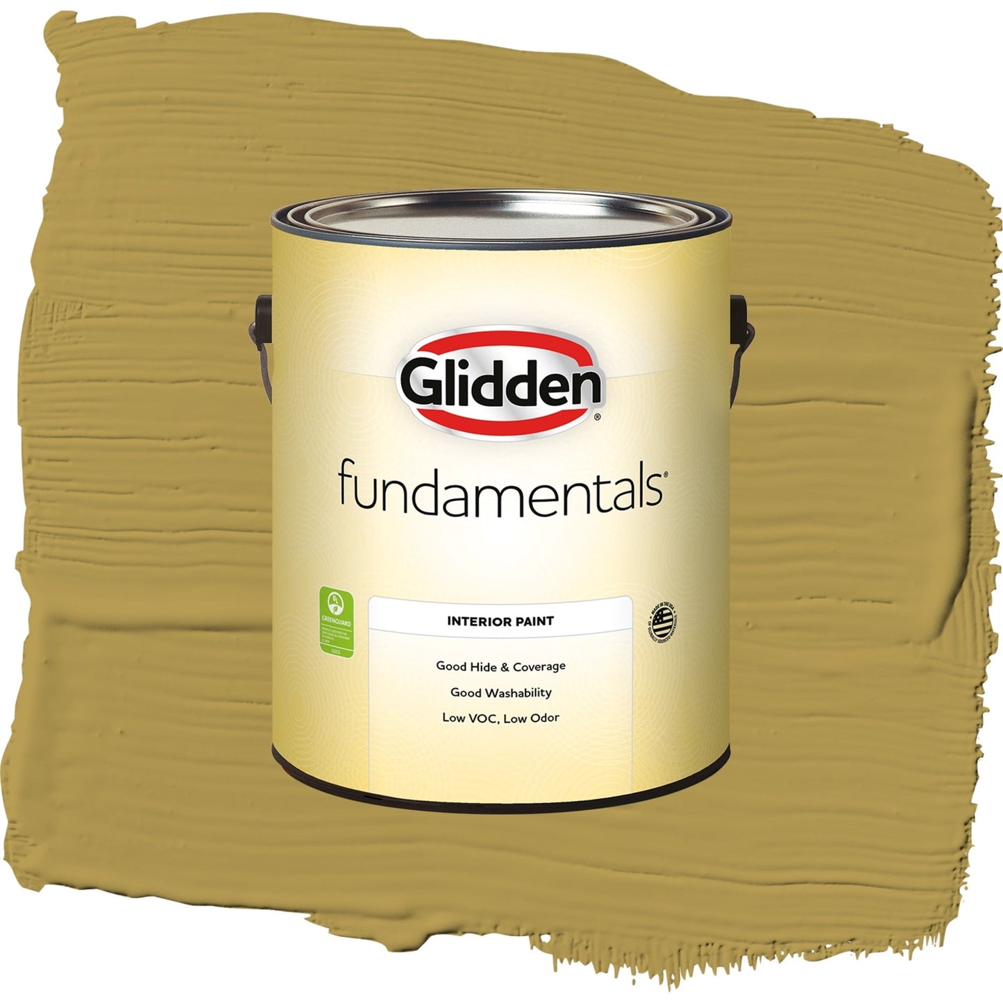Glidden Fundamentals Obsession / Yellow, Eggshell Interior Paint, 1 Gallon