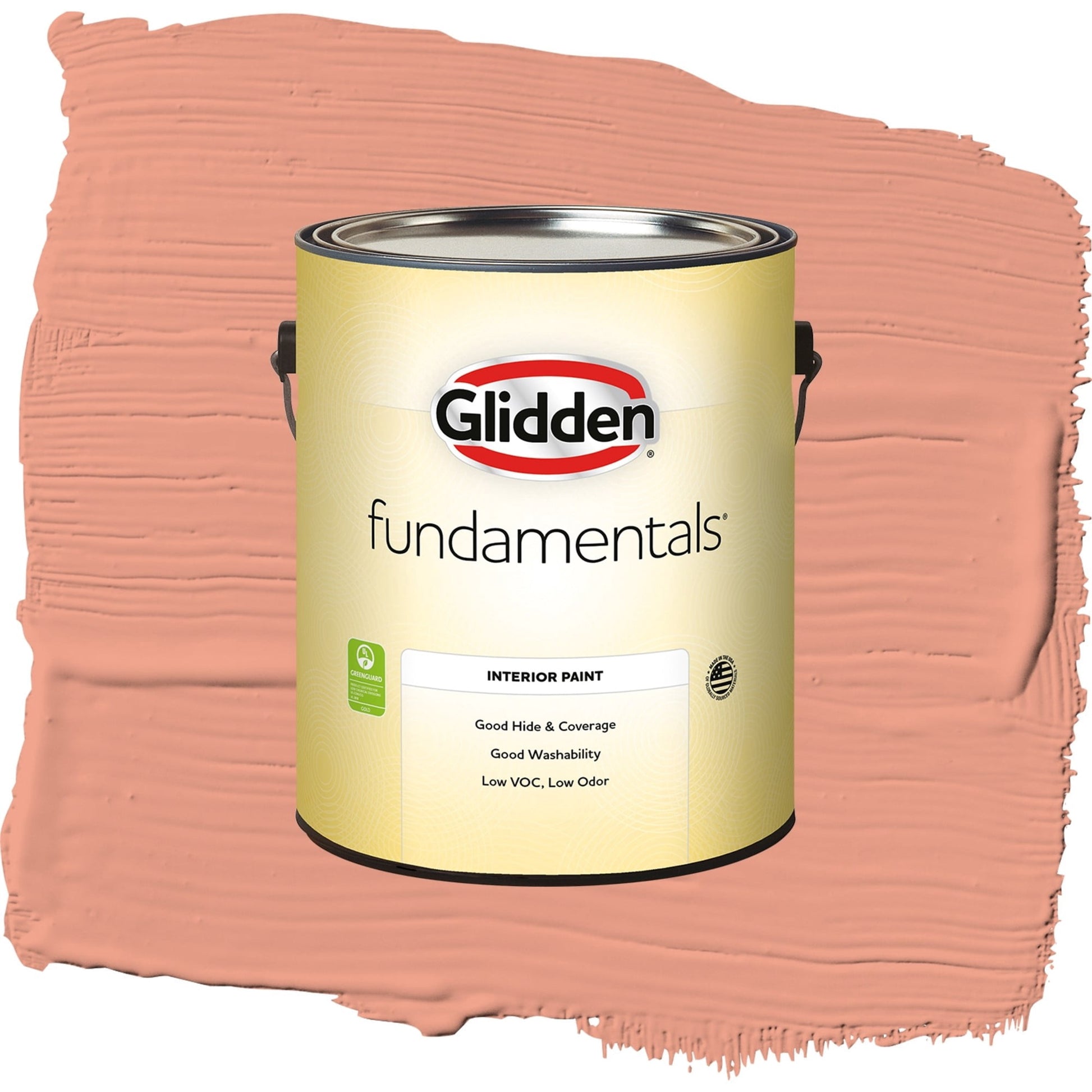 Glidden Fundamentals Opal Fire / Orange, Eggshell Interior Paint, 1 Gallon