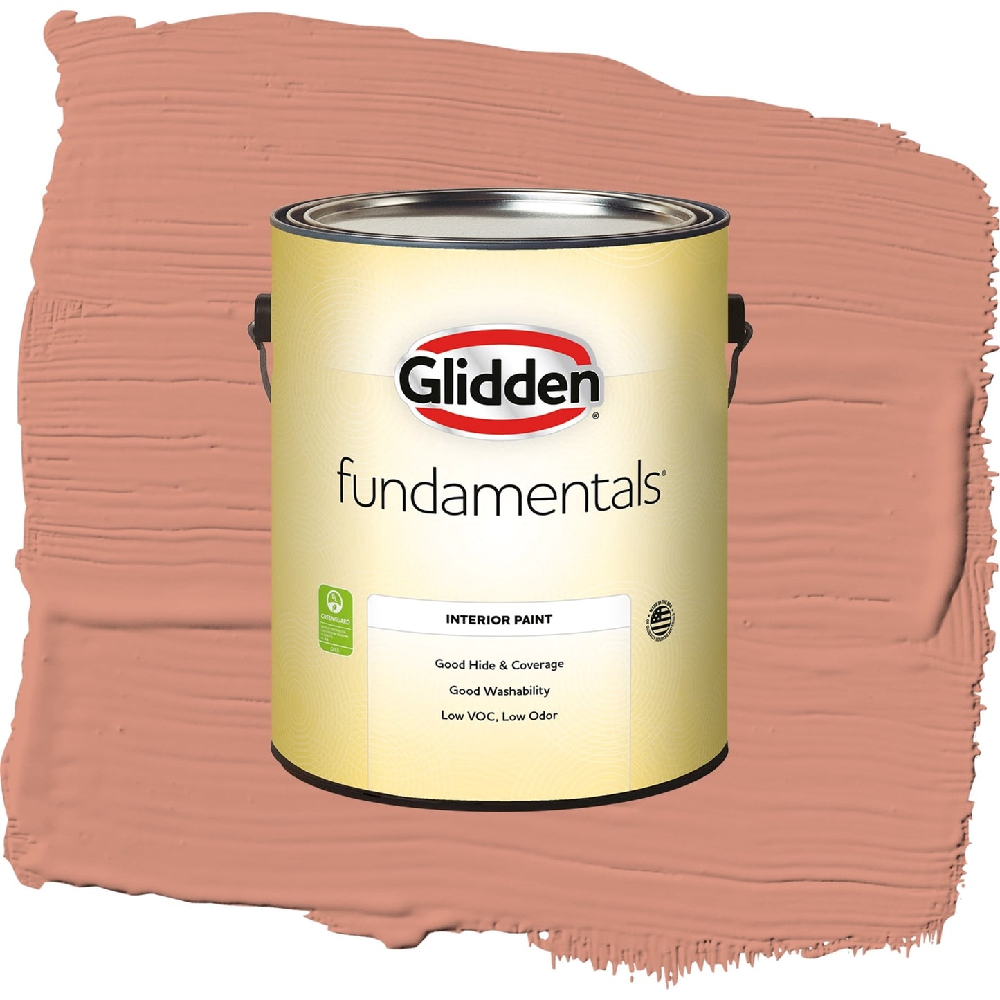 Glidden Fundamentals Orange Essential / Orange, Eggshell Interior Paint, 1 Gallon