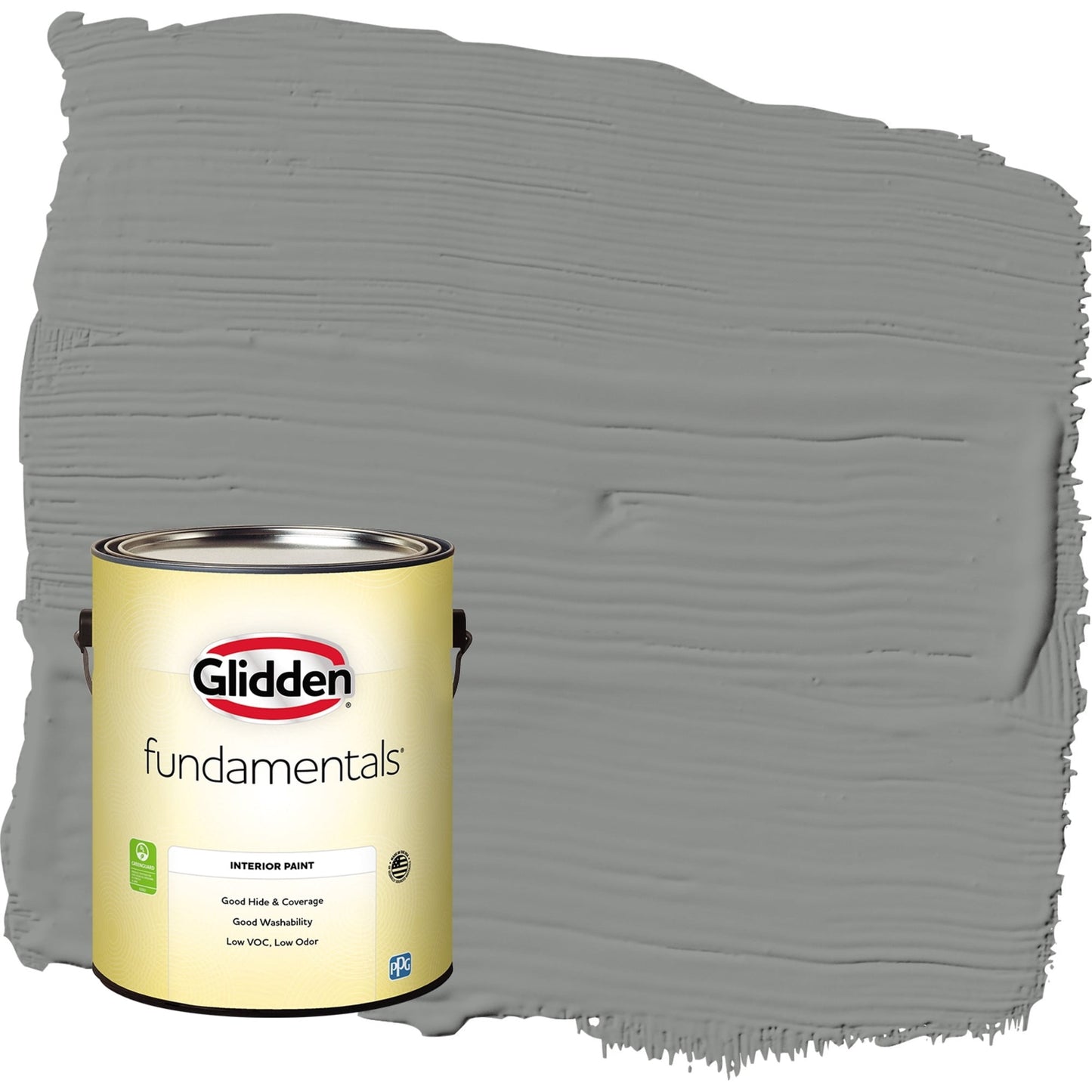 Glidden Fundamentals Pintura Interior Plana FÃ³sil/gris de FÃ©nix 1 GalÃ³n