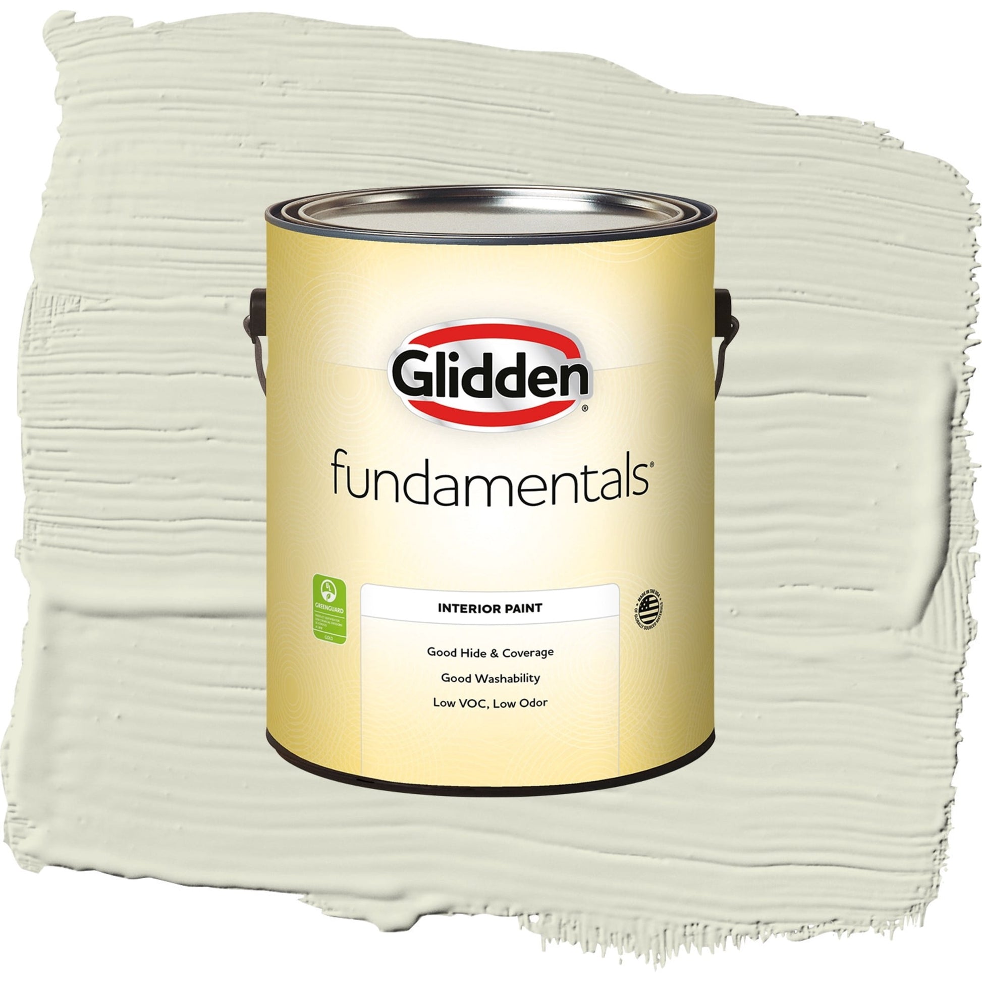 Glidden Fundamentals Pinch of Pistachio / Green, Eggshell Interior Paint, 1 Gallon