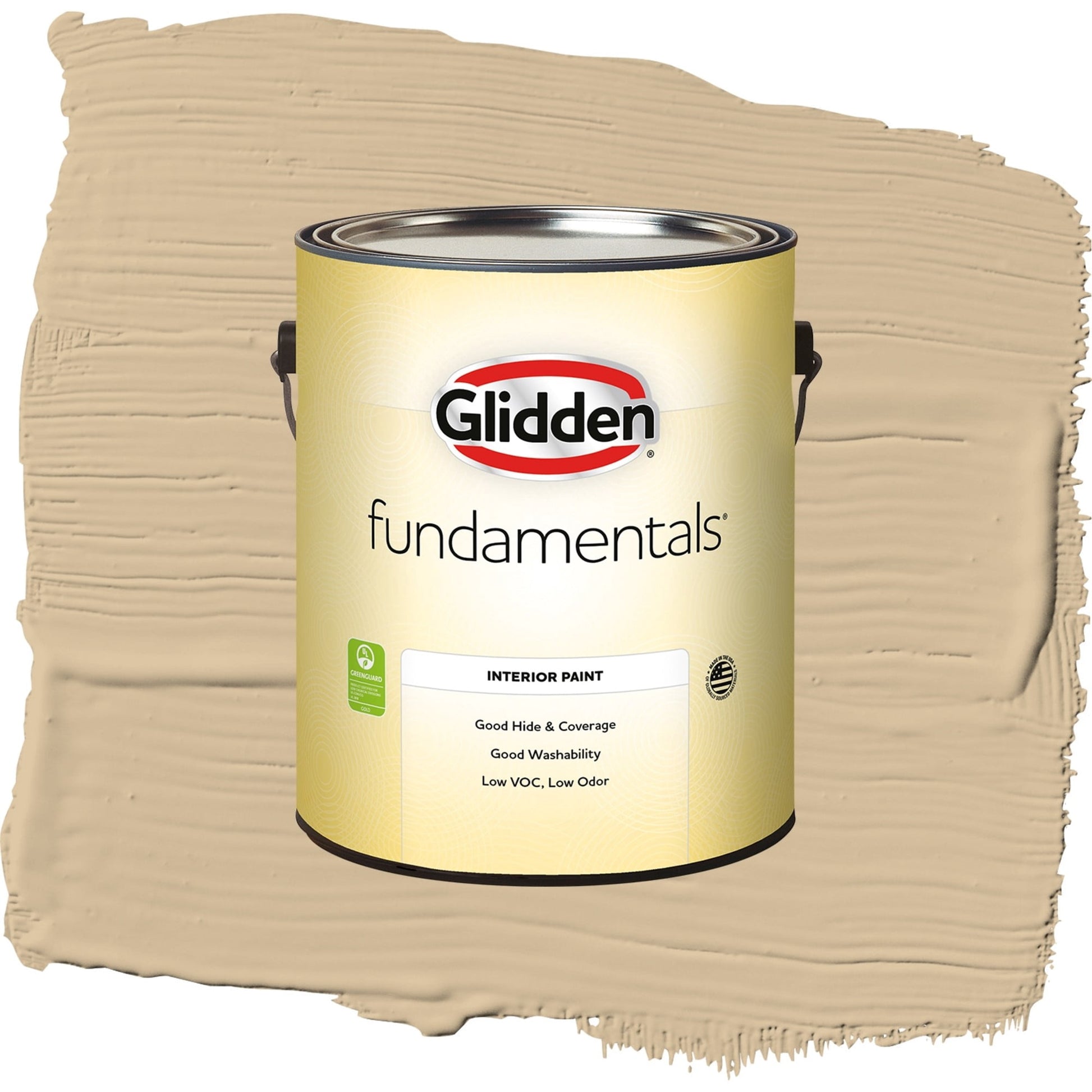 Glidden Fundamentals Pony Tail / Beige, Eggshell Interior Paint, 1 Gallon