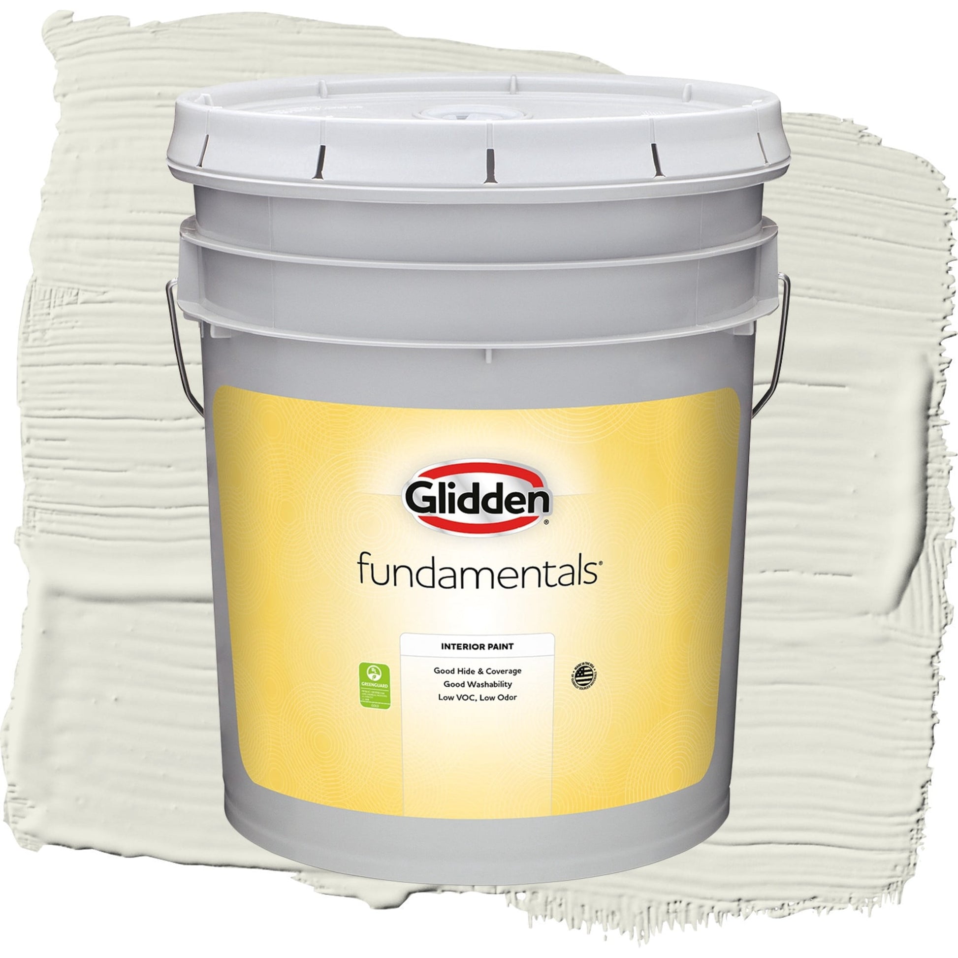 Glidden Fundamentals Rain Cloud / Green, Eggshell Interior Paint, 5 Gallon