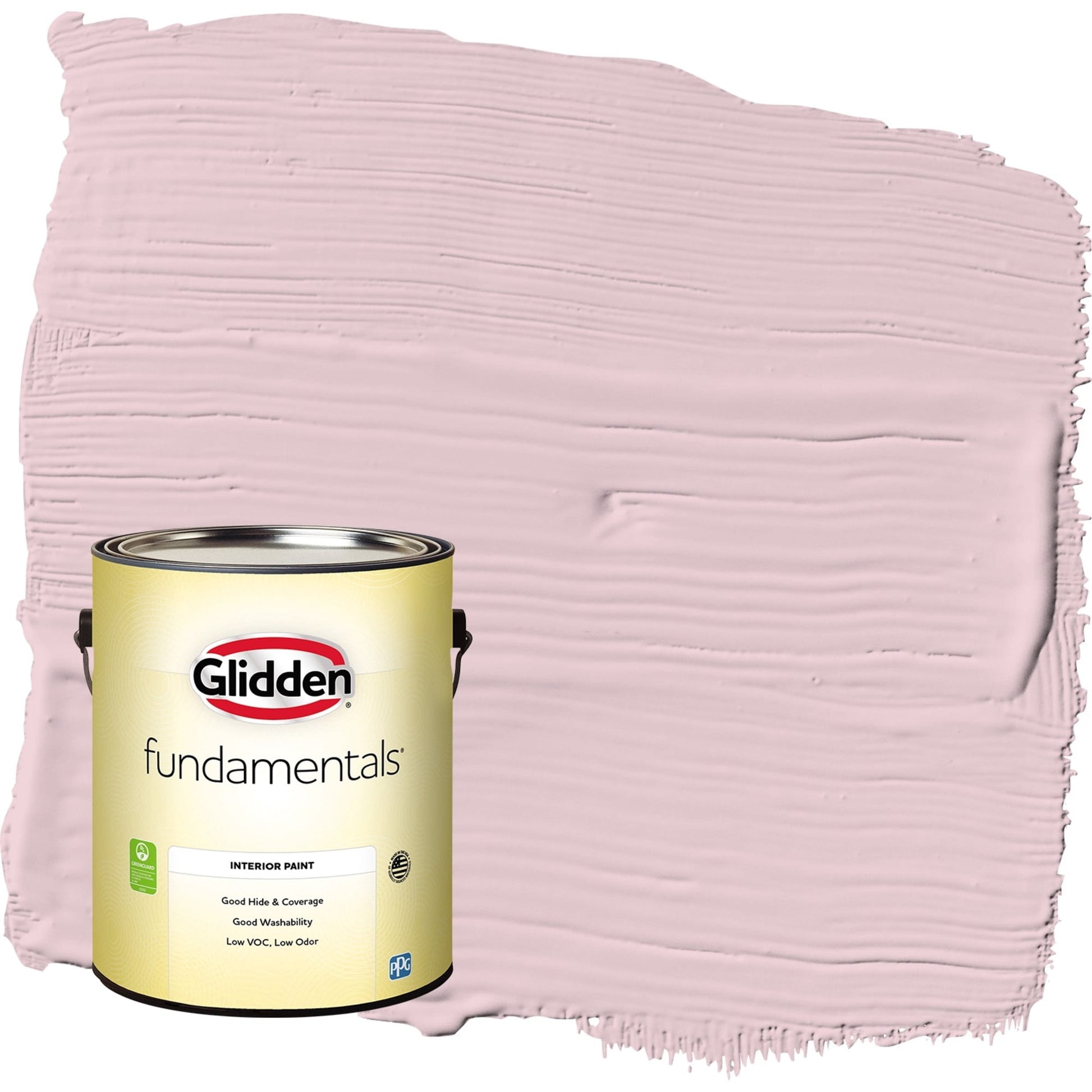 Glidden Fundamentals Rose Cloud / Pink, Eggshell Interior Paint, 1 Gallon