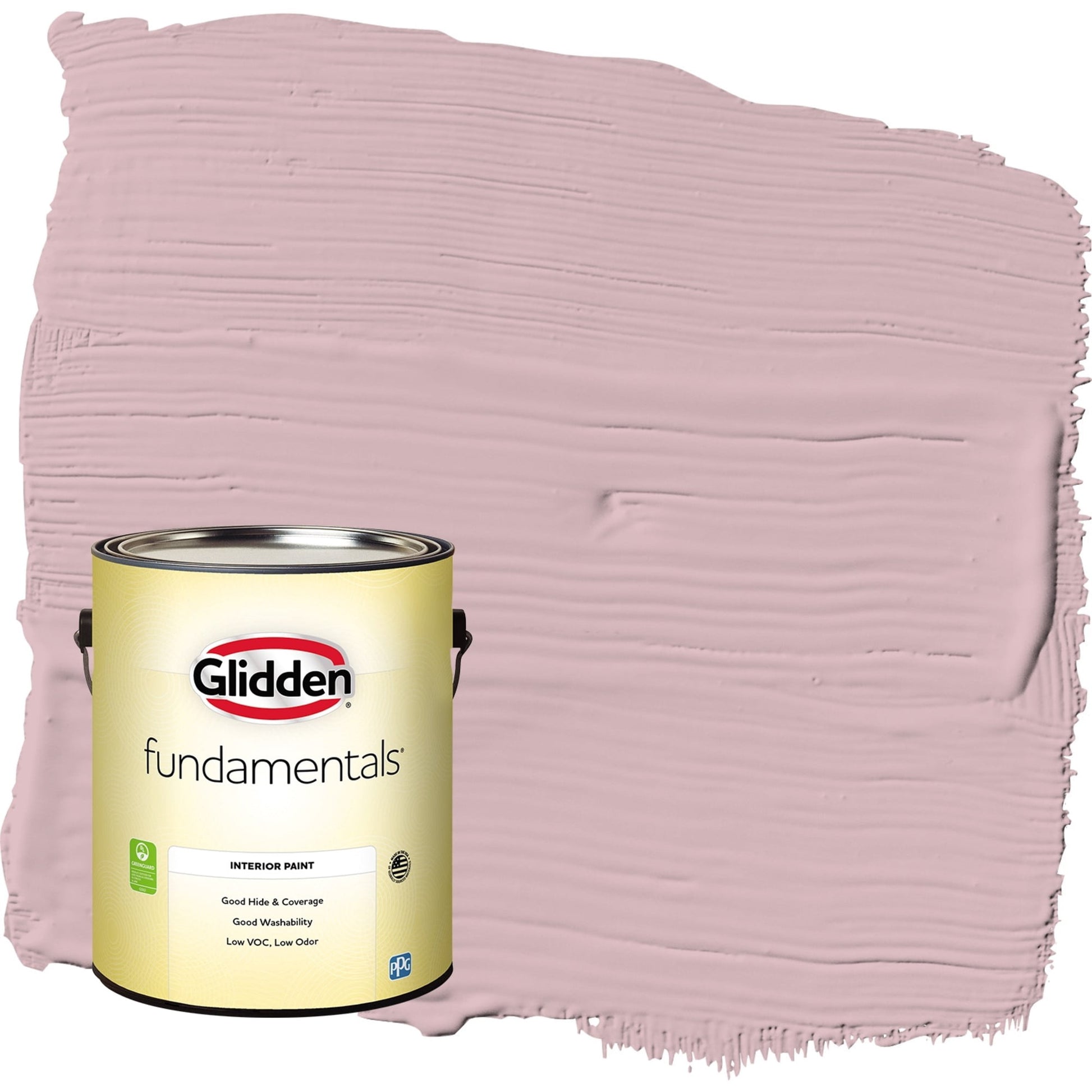 Glidden Fundamentals Rose Stain / Pink, Eggshell Interior Paint, 1 Gallon