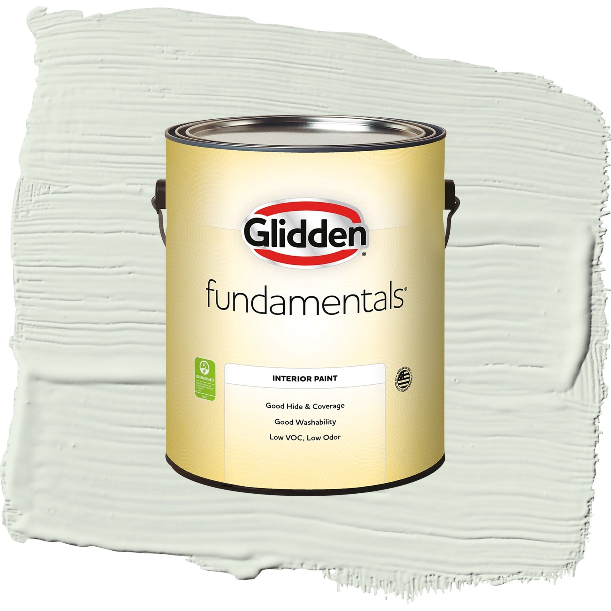 Glidden Fundamentals Salty Breeze / Green, Eggshell Interior Paint, 1 Gallon