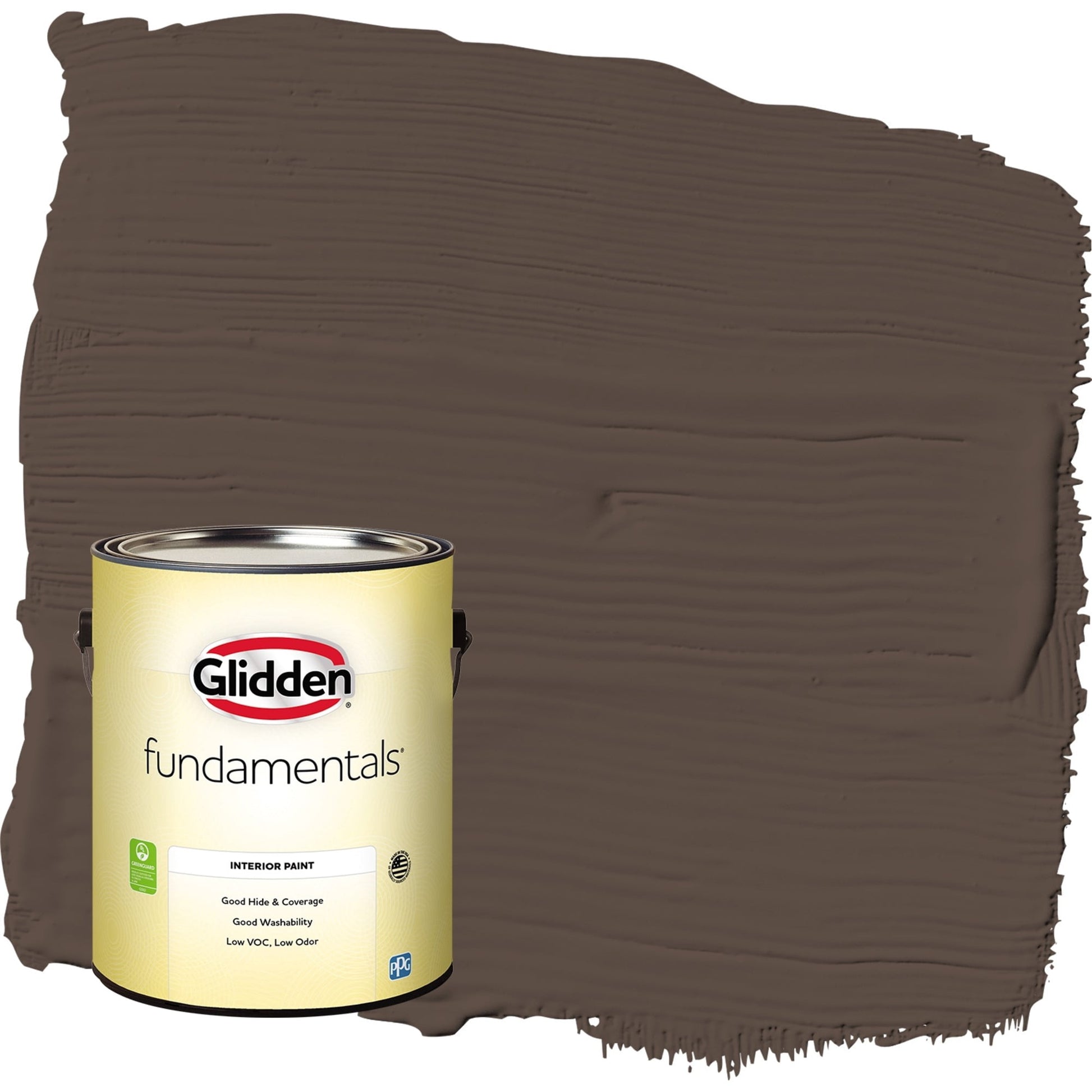 Glidden Fundamentals Sarsaparilla / Brown, Eggshell Interior Paint, 1 Gallon