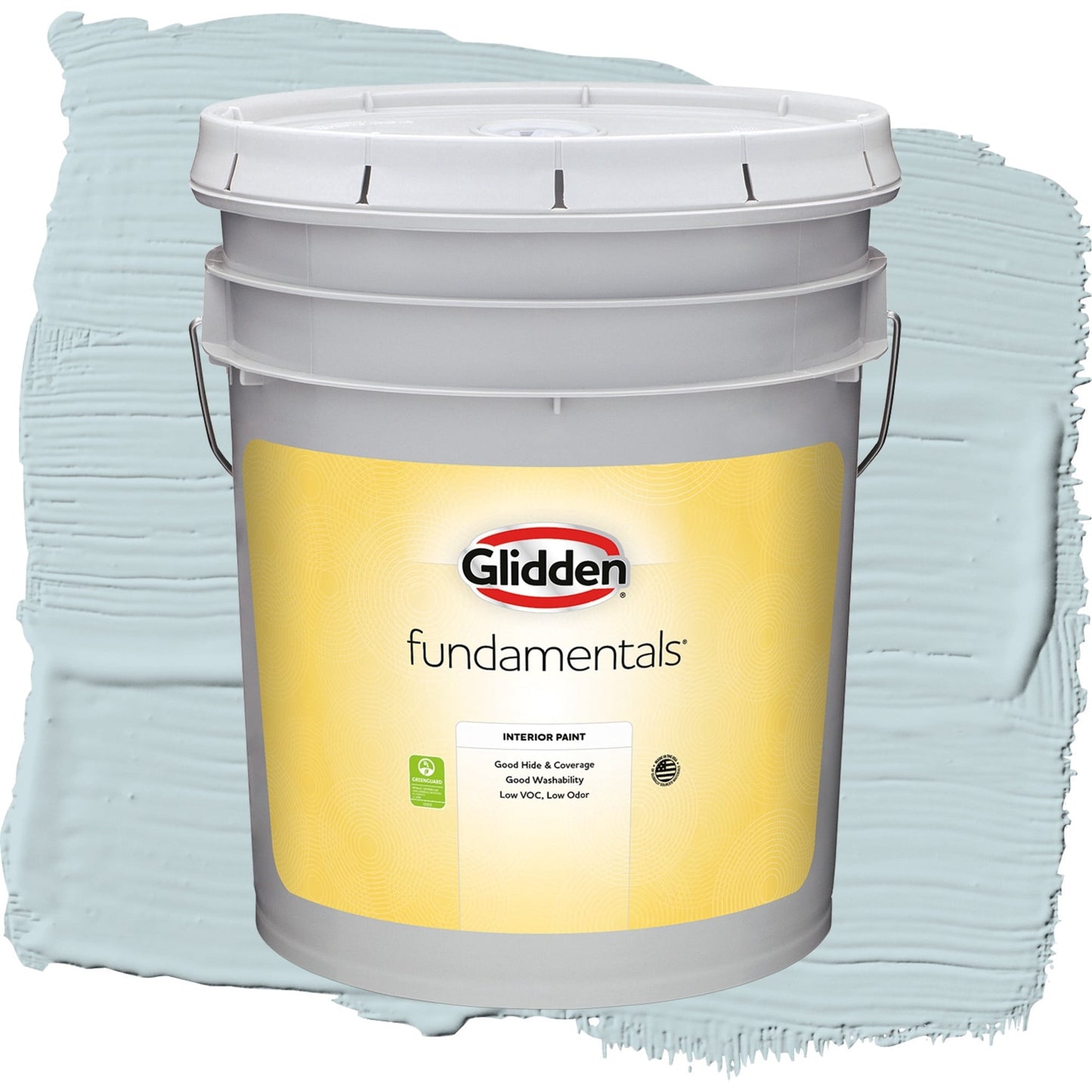 Glidden Fundamentals Scandinavian Sky / Blue, Eggshell Interior Paint, 5 Gallon