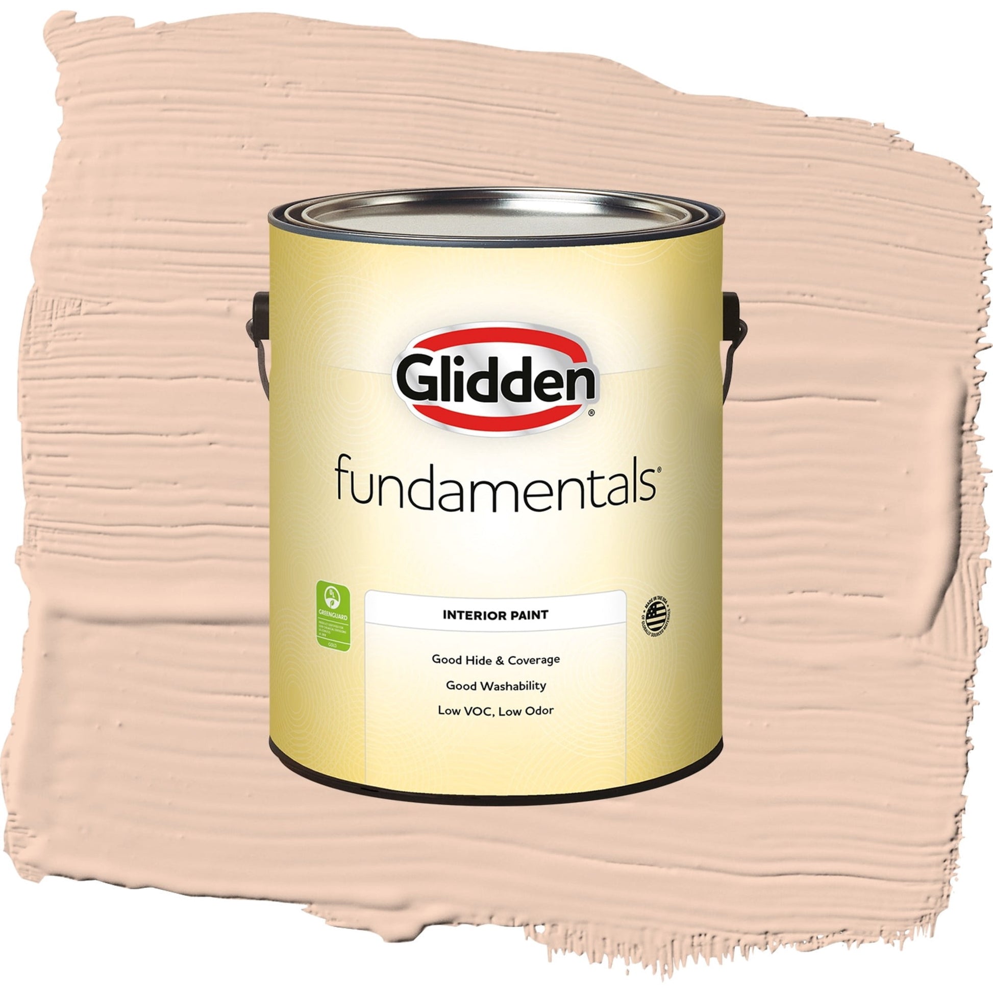Glidden Fundamentals Scotchtone / Orange, Semi-Gloss Interior Paint, 1 Gallon