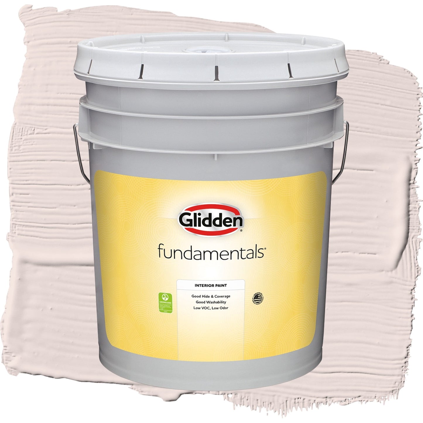 Glidden Fundamentals Sea Anemone / Pink, Flat Interior Paint, 5 Gallon