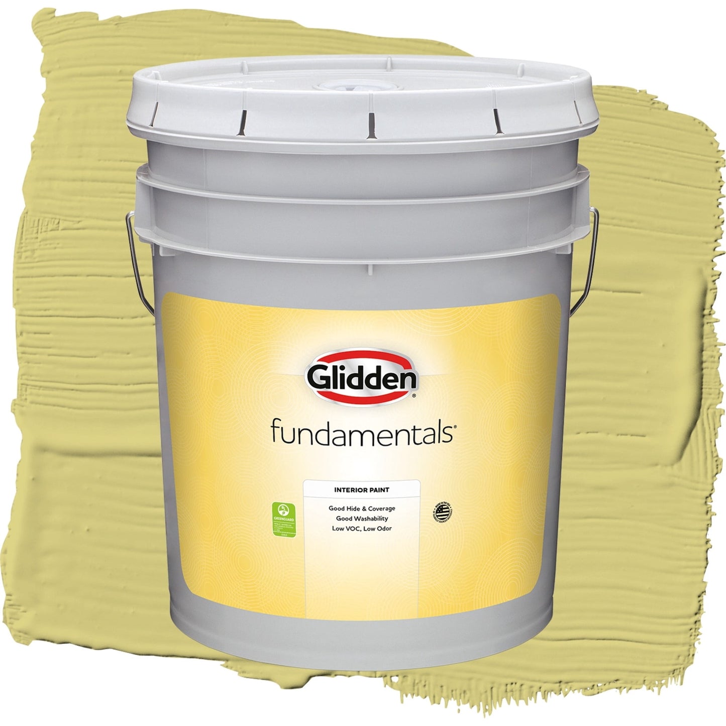 Glidden Fundamentals Serene Scene / Green, Eggshell Interior Paint, 5 Gallon