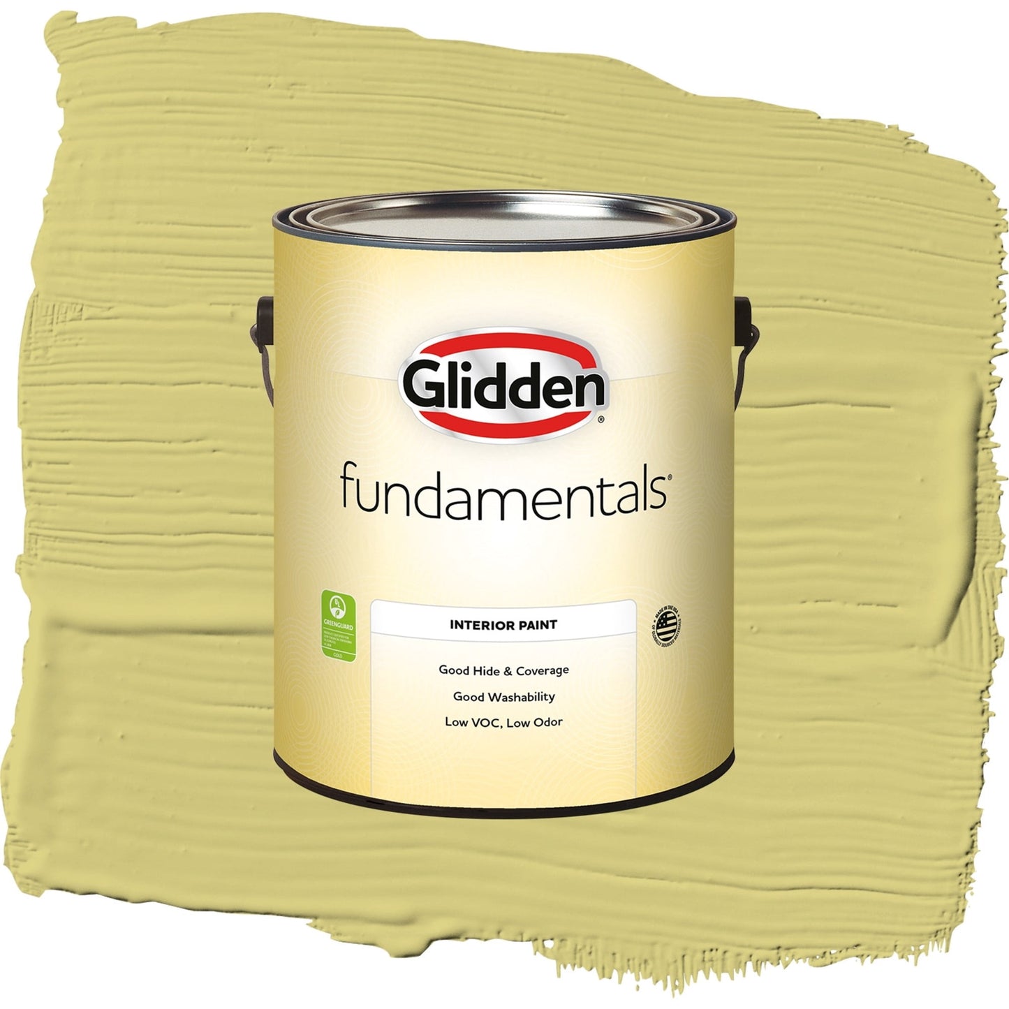Glidden Fundamentals Serene Scene / Green, Semi-Gloss Interior Paint, 1 Gallon