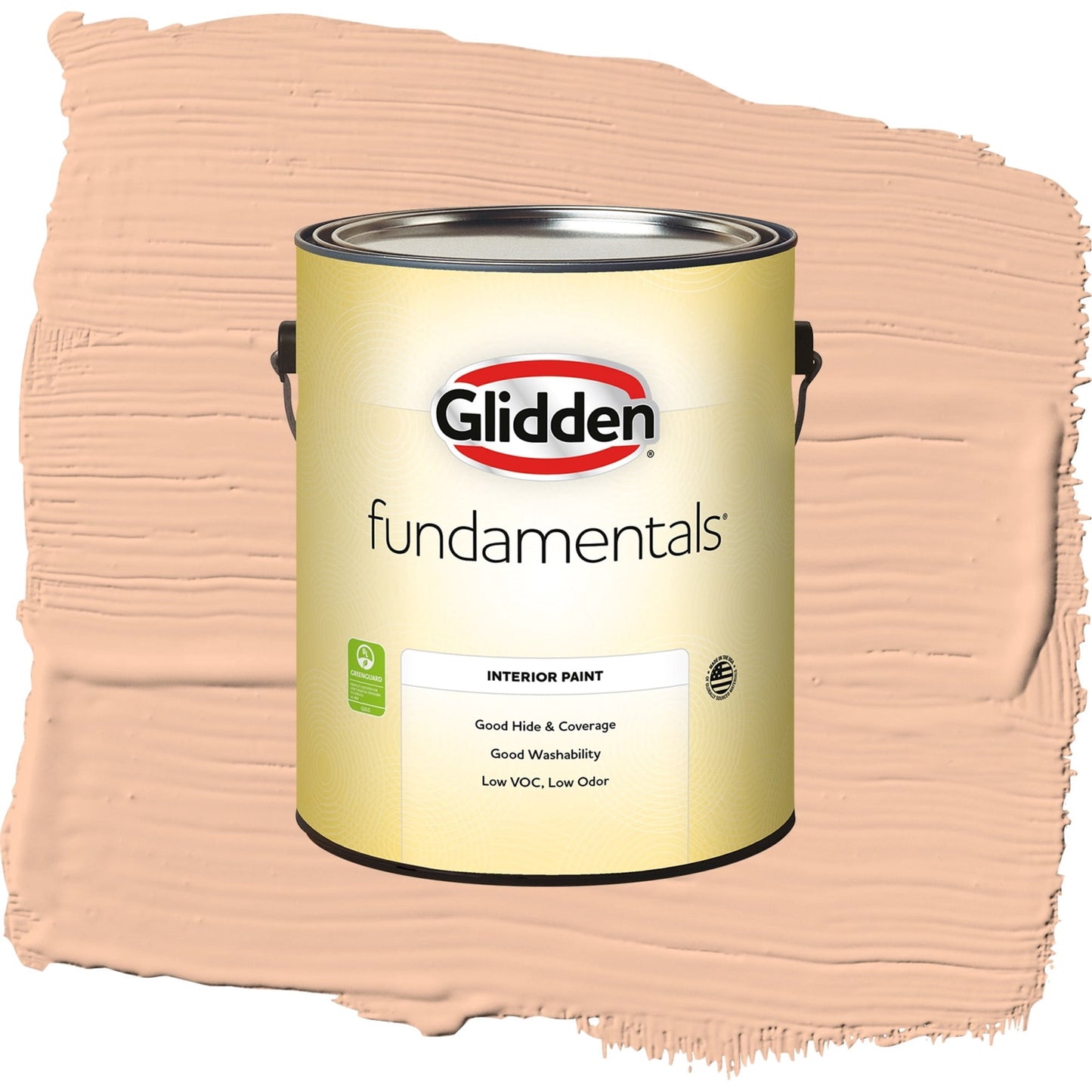 Glidden Fundamentals Siesta / Orange, Semi-Gloss Interior Paint, 1 Gallon