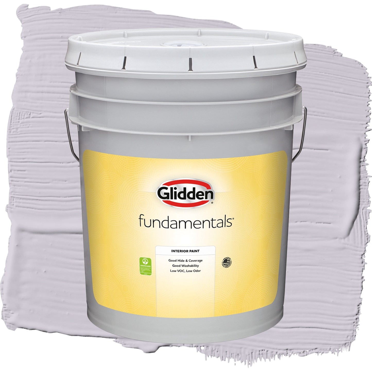 Glidden Fundamentals Silver Chalice / Purple, Eggshell Interior Paint, 5 Gallon
