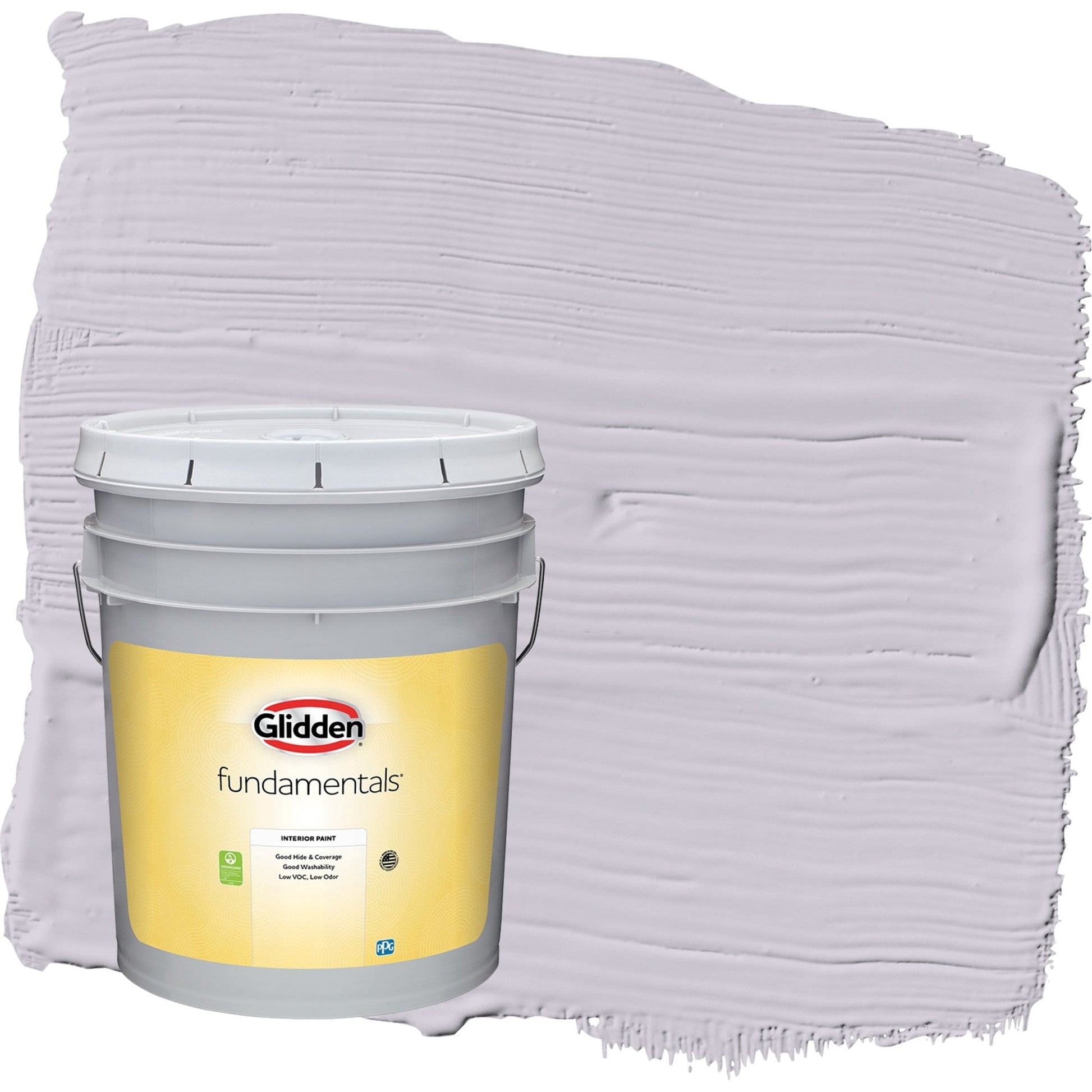Glidden Fundamentals Silver Chalice / Purple Semi-Gloss Interior Paint, 5 Gallon