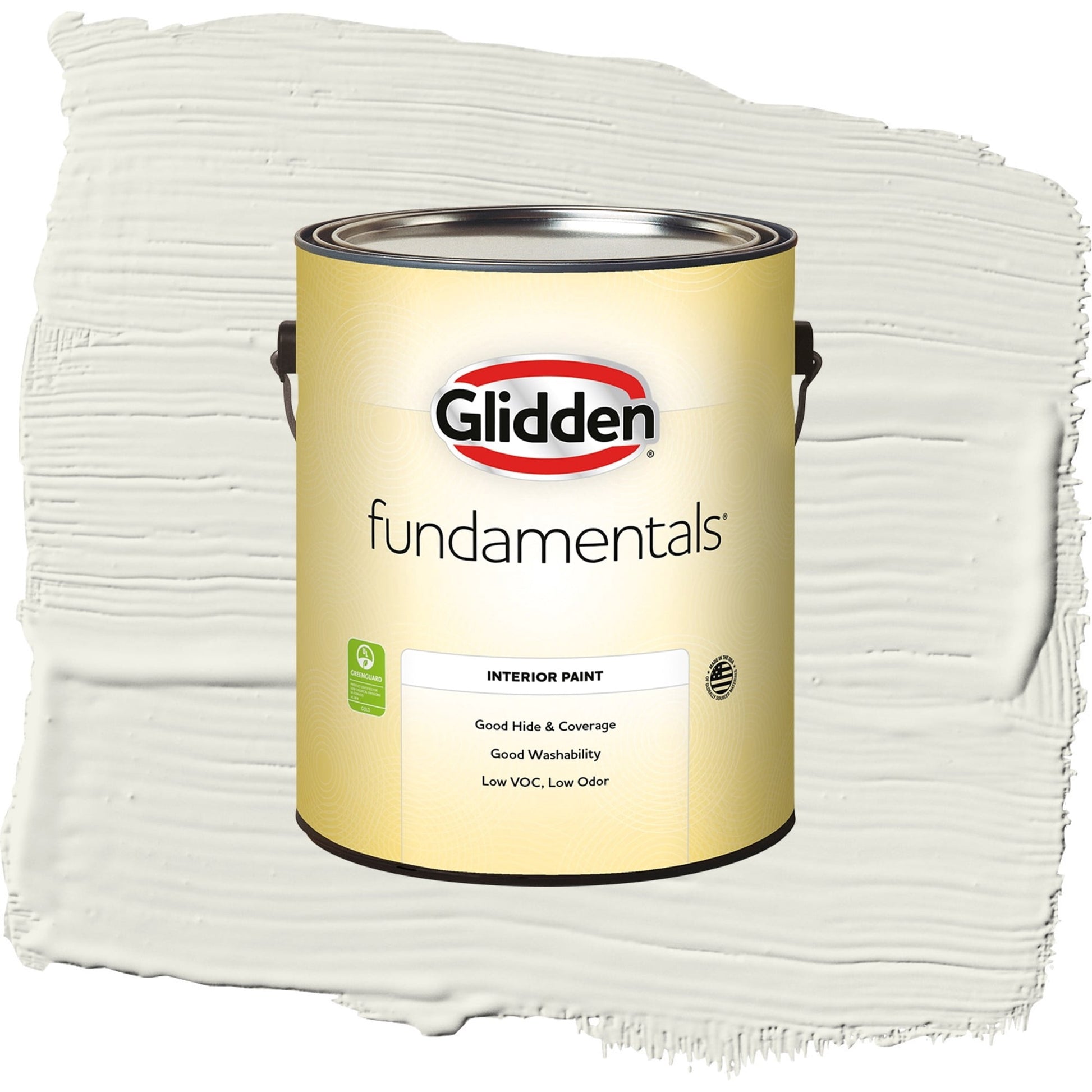 Glidden Fundamentals Silvery Moon / Gray, Eggshell Interior Paint, 1 Gallon