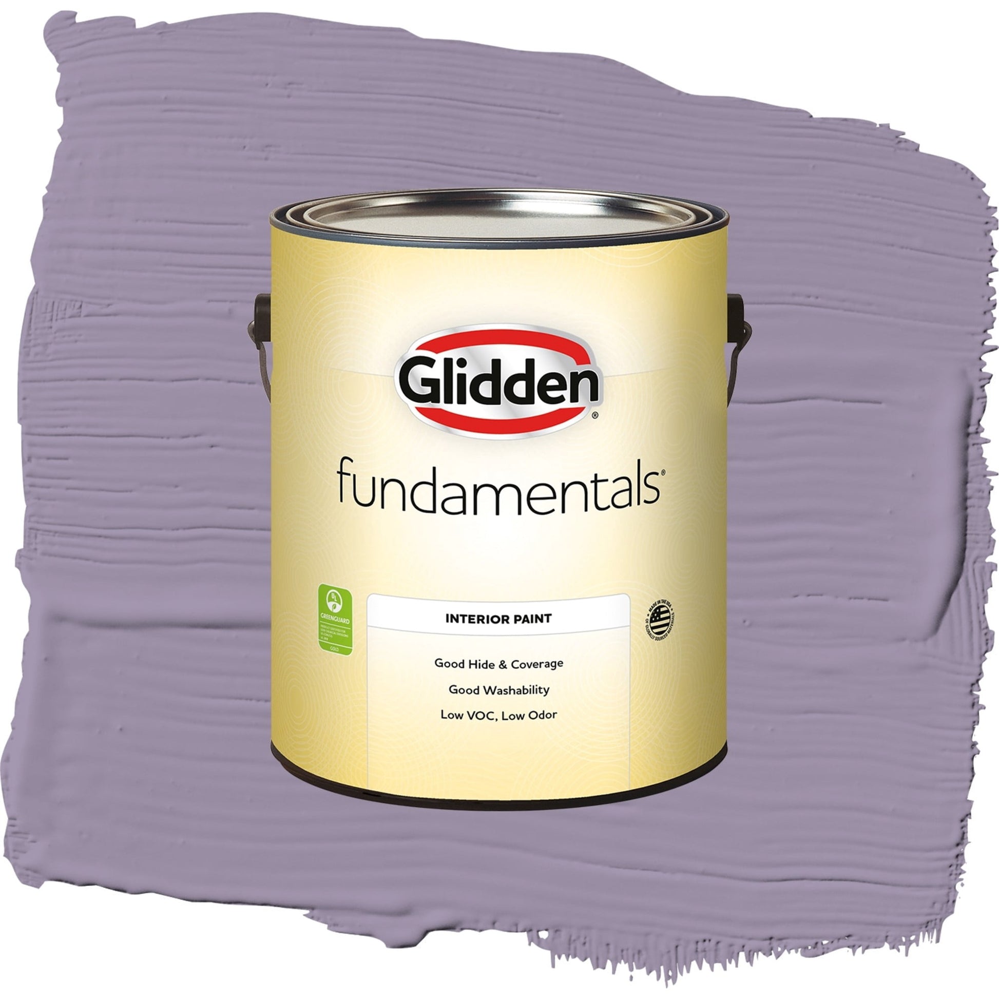 Glidden Fundamentals Smoky Grape / Purple, Semi-Gloss Interior Paint, 1 Gallon