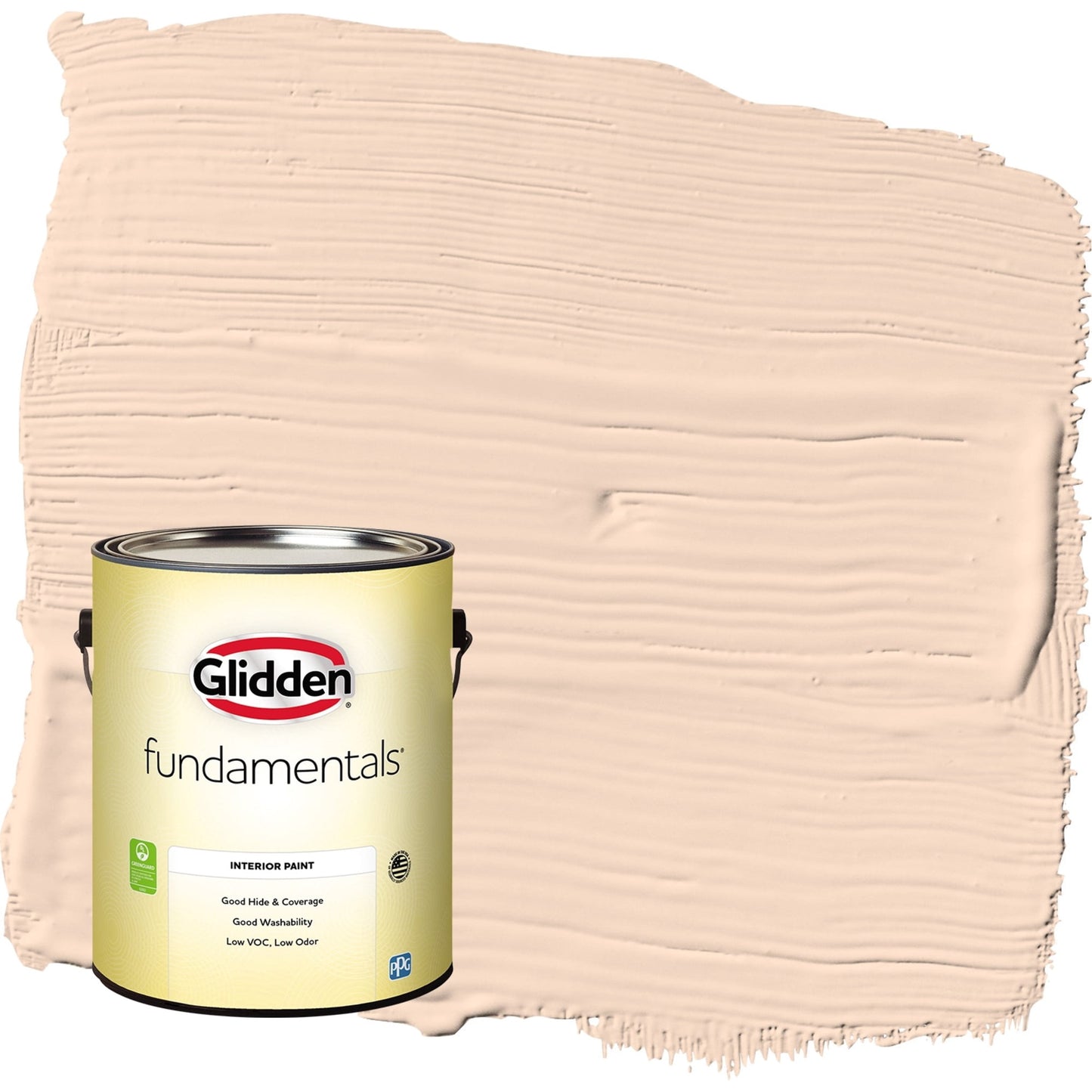 Glidden Fundamentals Sourpatch Peach / Orange, Eggshell Interior Paint, 1 Gallon