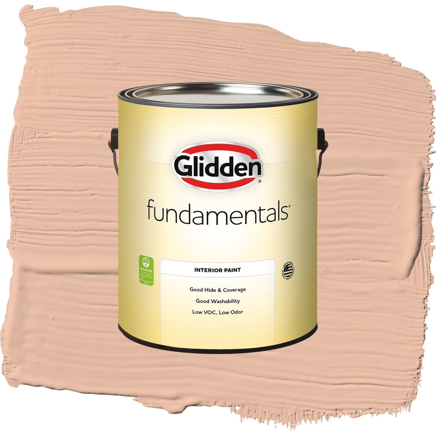 Glidden Fundamentals Starfish / Orange, Semi-Gloss Interior Paint, 1 Gallon