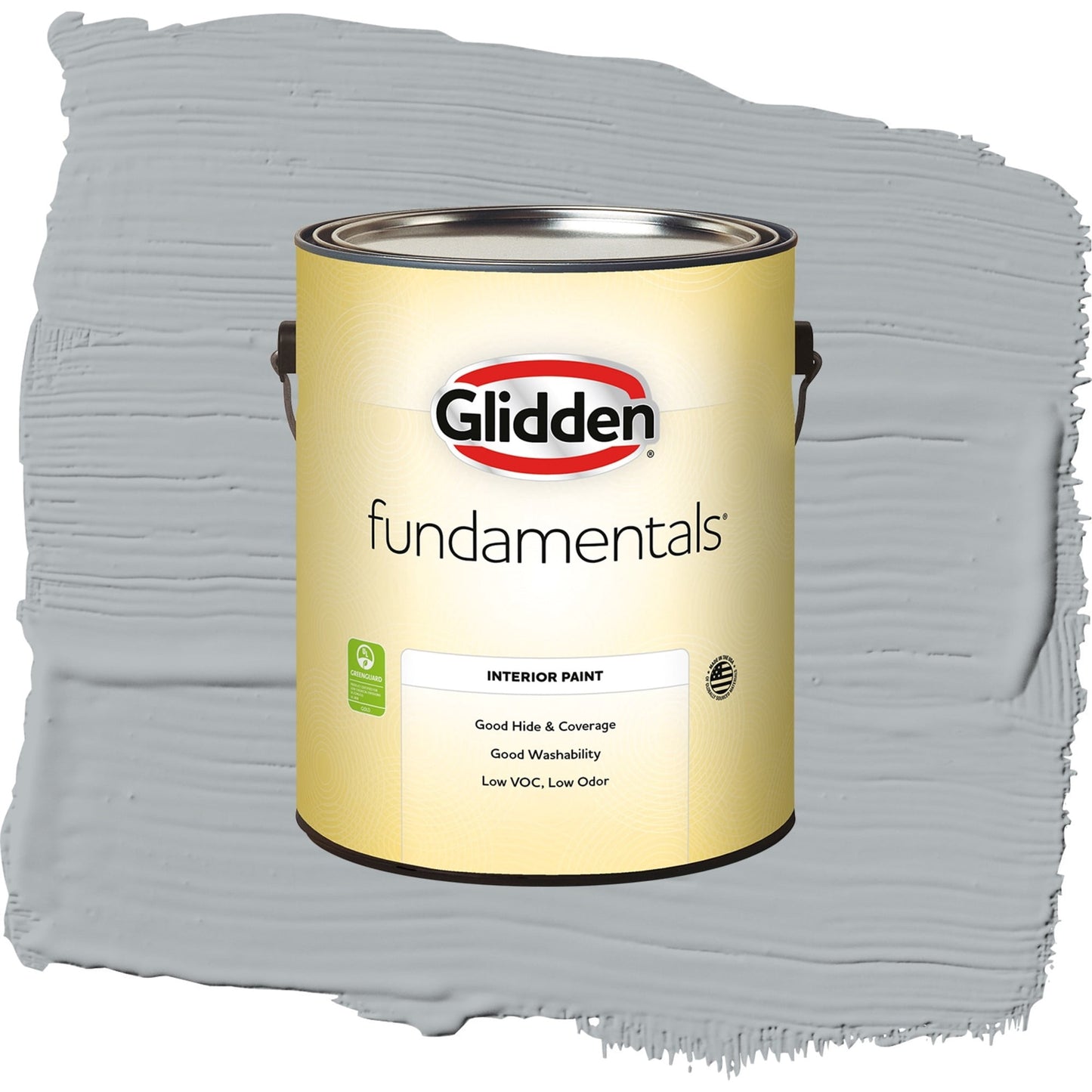 Glidden Fundamentals Stargazer / Gray, Eggshell Interior Paint, 1 Gallon