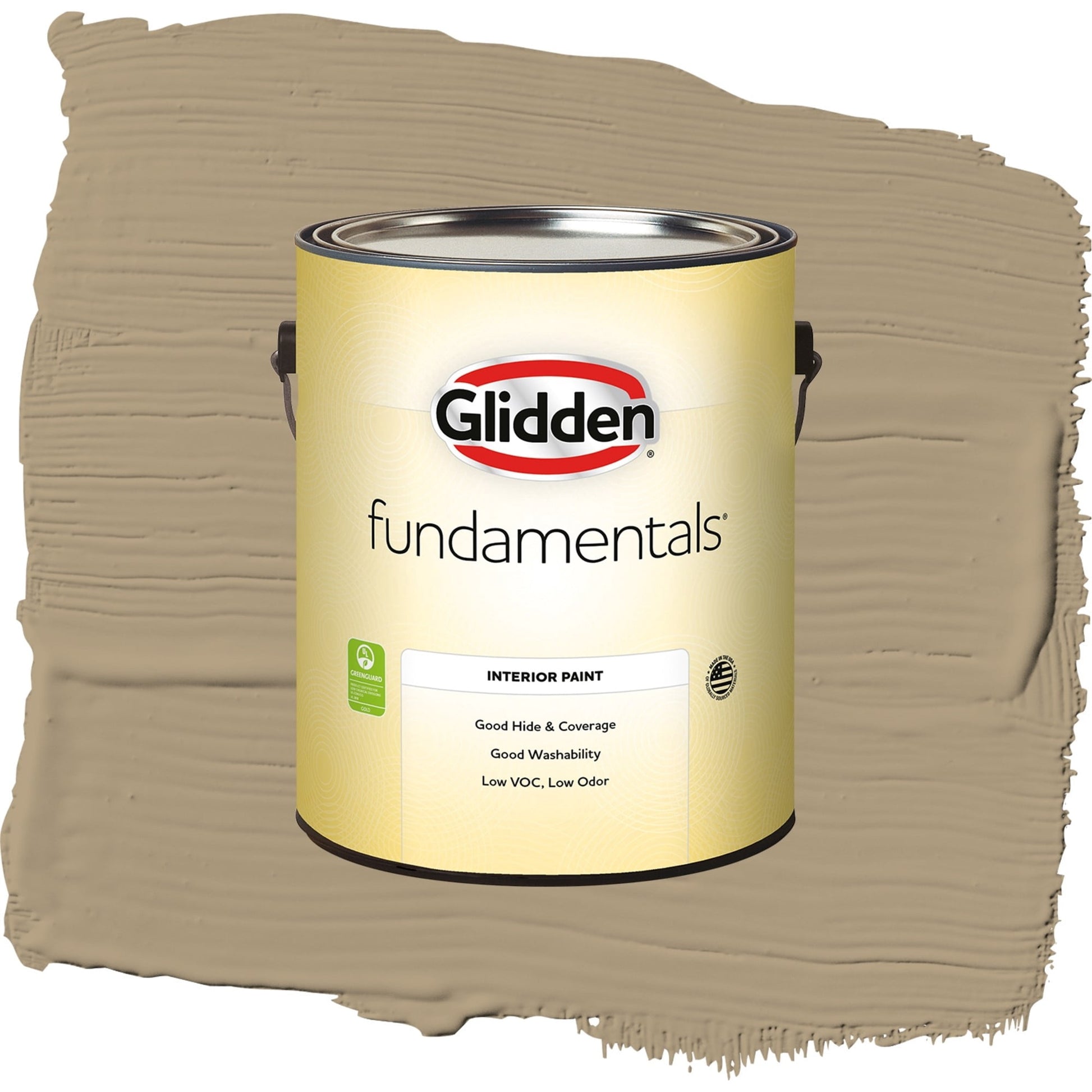 Glidden Fundamentals Stony Creek / Beige, Eggshell Interior Paint, 1 Gallon