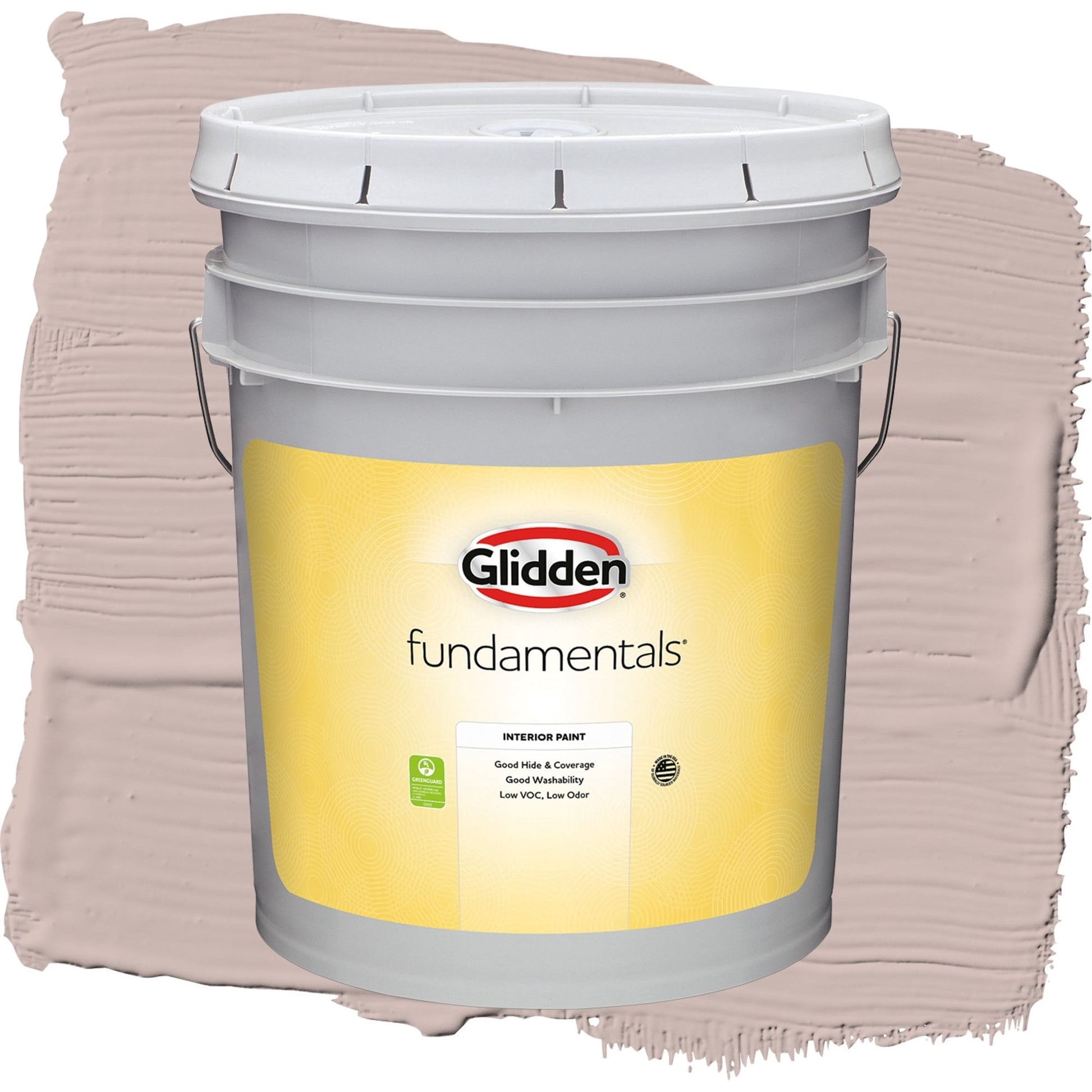 Glidden Fundamentals Subdued / Beige, Eggshell Interior Paint, 5 Gallon