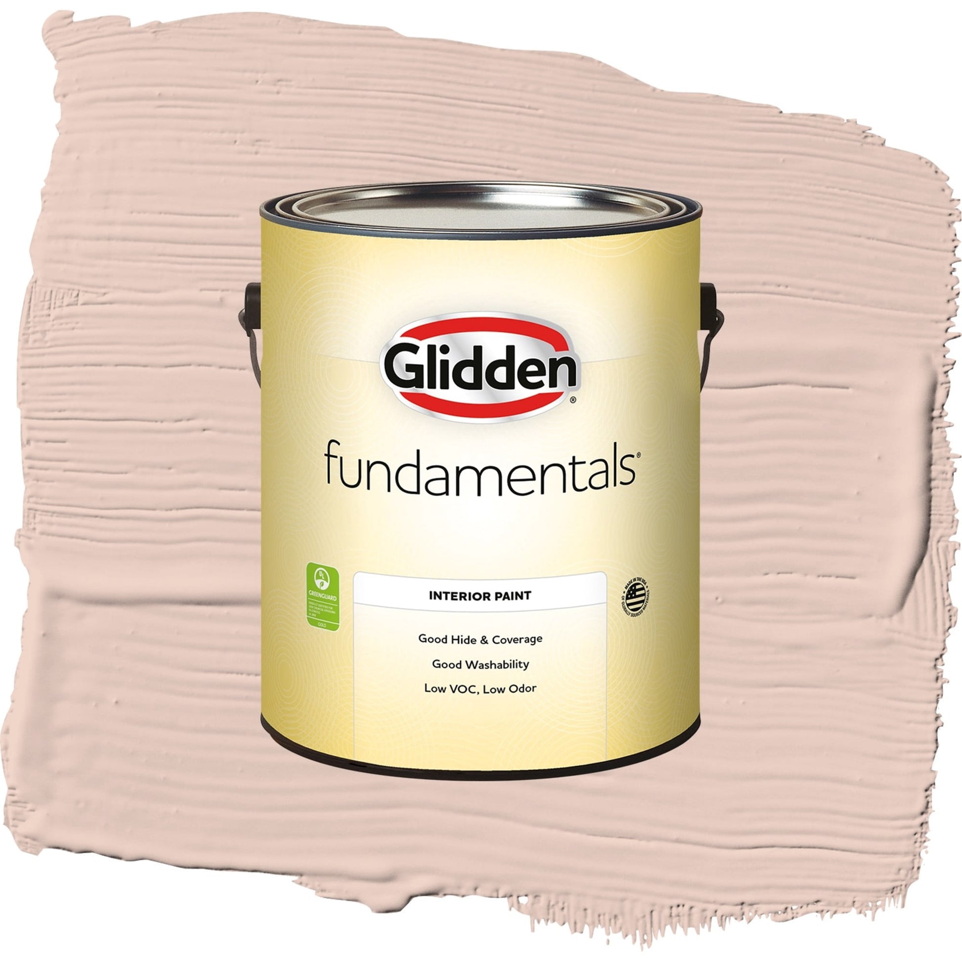Glidden Fundamentals Sultan Sand / Orange, Semi-Gloss Interior Paint, 1 Gallon