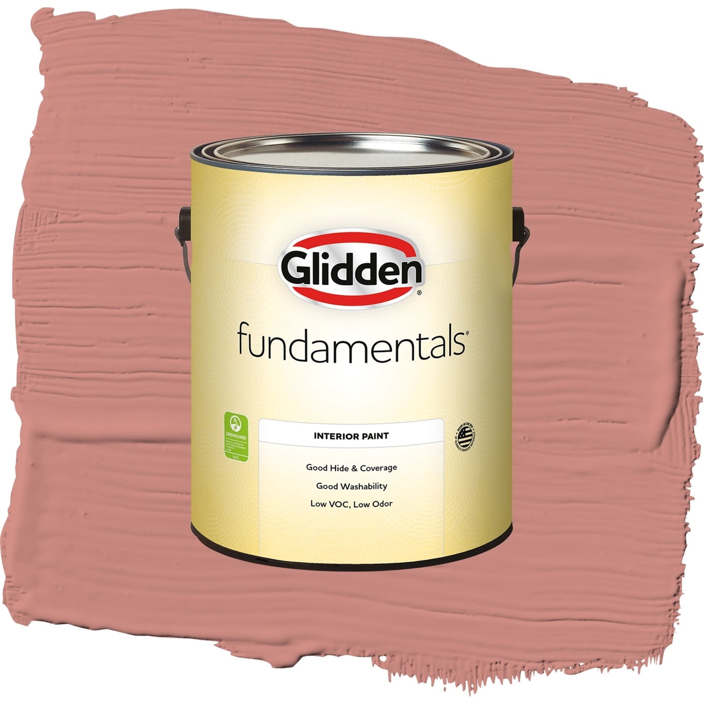 Glidden Fundamentals Sunstone / Orange, Semi-Gloss Interior Paint, 1 Gallon