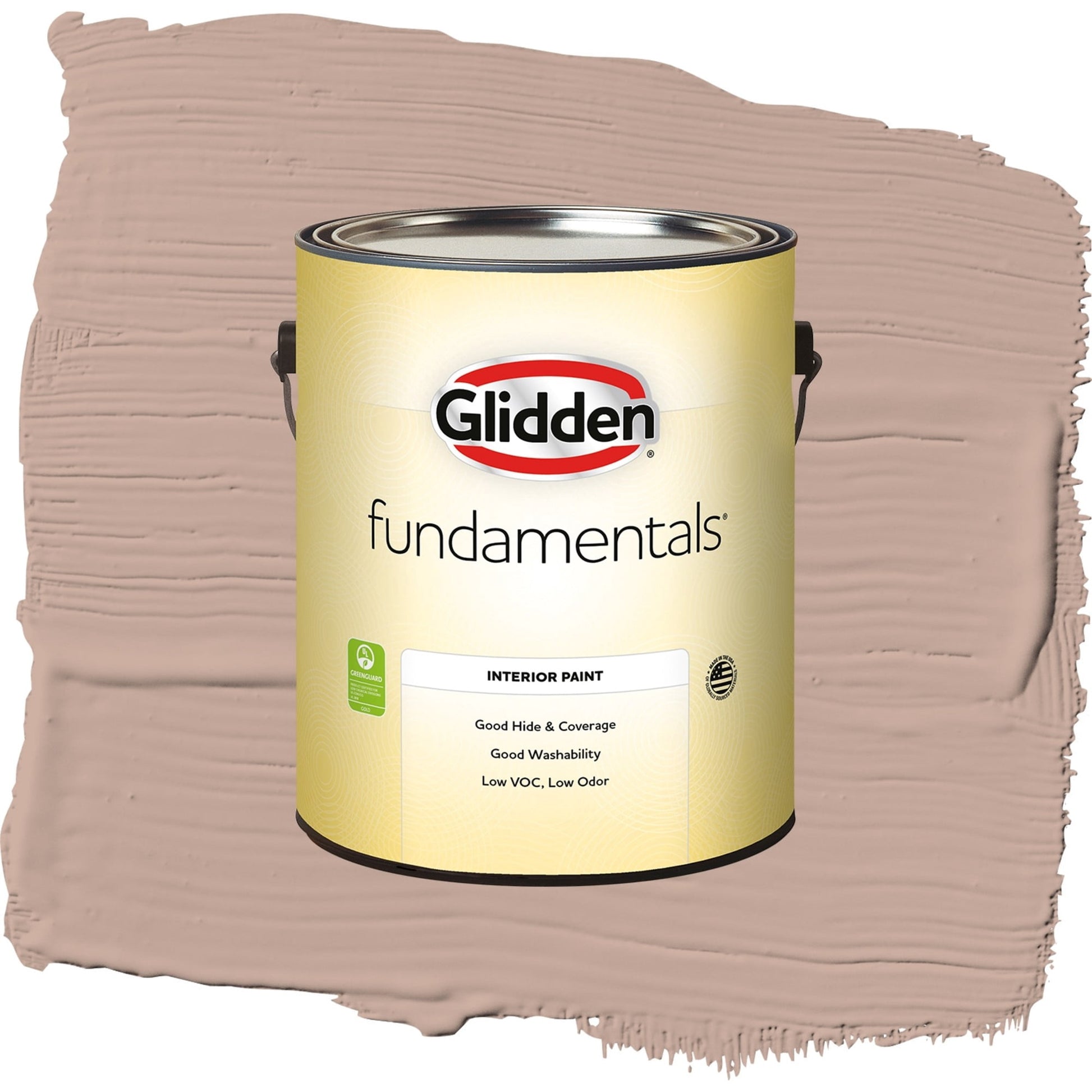 Glidden Fundamentals Taupe Tapestry / Beige, Semi-Gloss Interior Paint, 1 Gallon