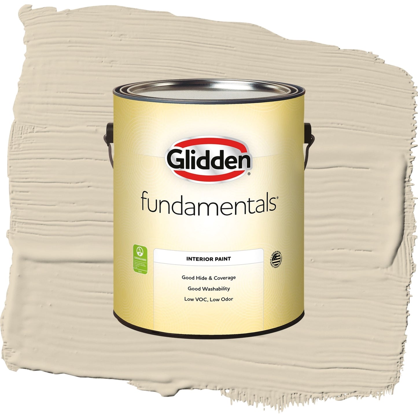 Glidden Fundamentals Toasted Almond / Beige, Eggshell Interior Paint, 1 Gallon