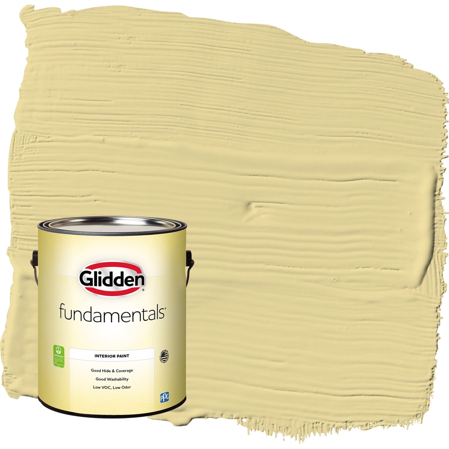 Glidden Fundamentals Twinkle Toes / Green, Eggshell Interior Paint, 1 Gallon