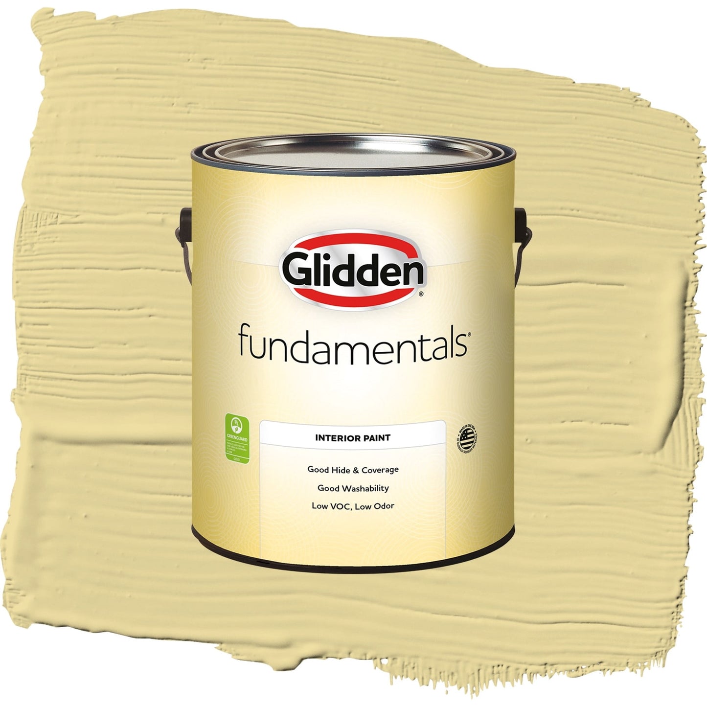 Glidden Fundamentals Twinkle Toes / Green, Semi-Gloss Interior Paint, 1 Gallon
