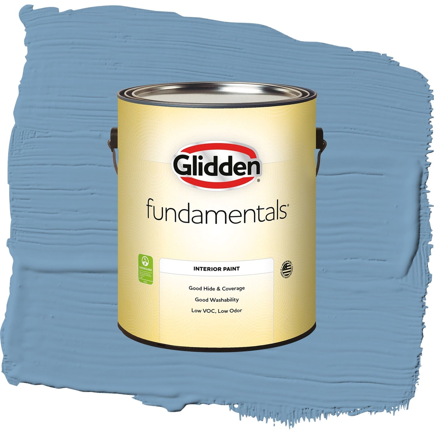 Glidden Fundamentals Walden Pond / Blue, Semi-Gloss Interior Paint, 1 Gallon