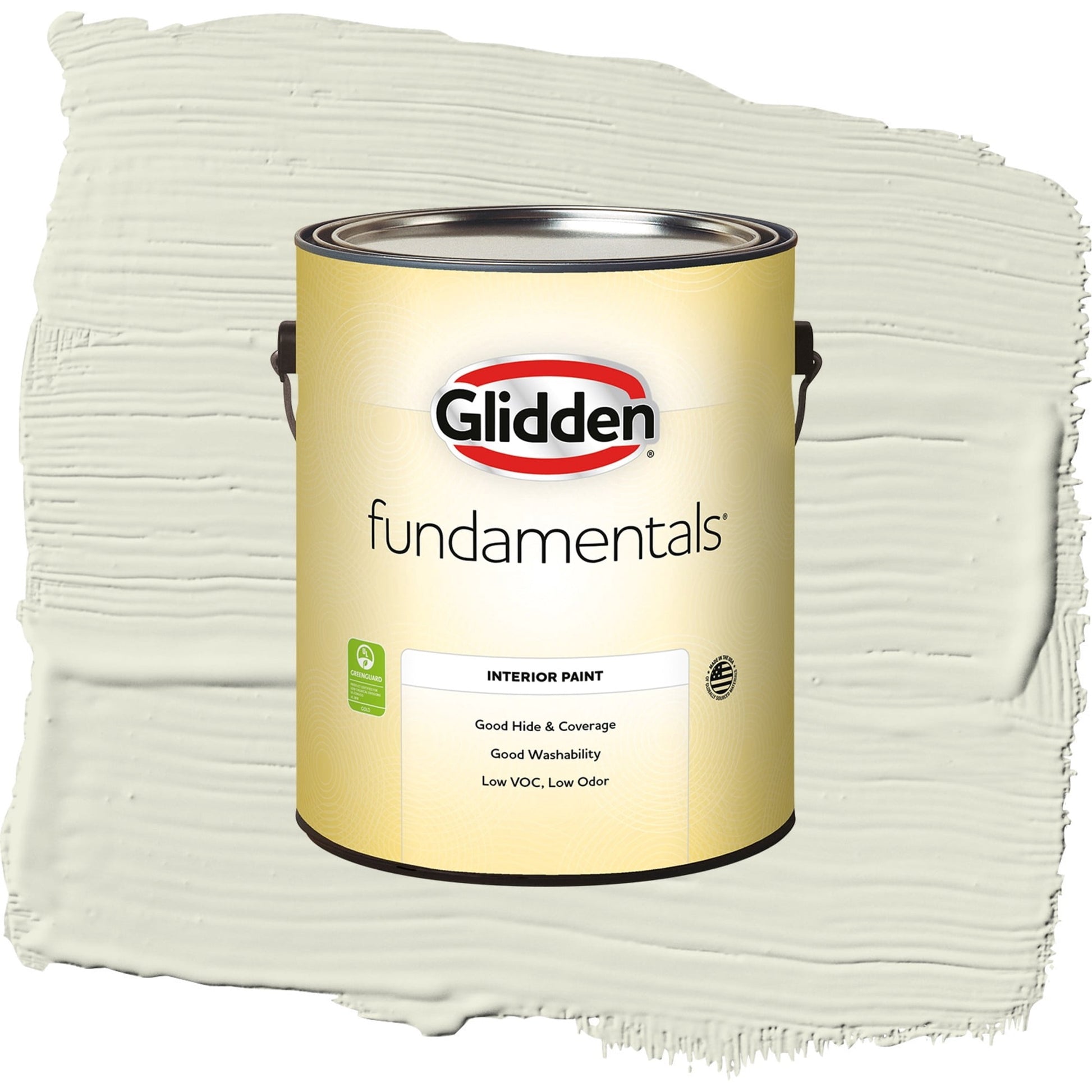 Glidden Fundamentals Wild Wheat / Green, Semi-Gloss Interior Paint, 1 Gallon