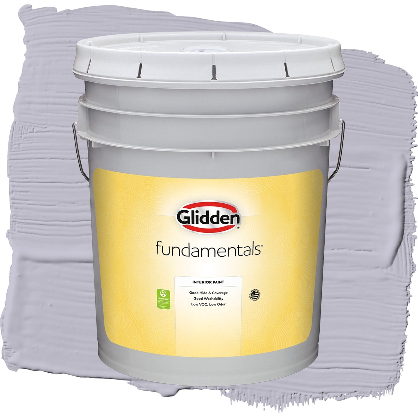 Glidden Fundamentals Silverberry / Purple, Flat Interior Paint, 5 Gallon