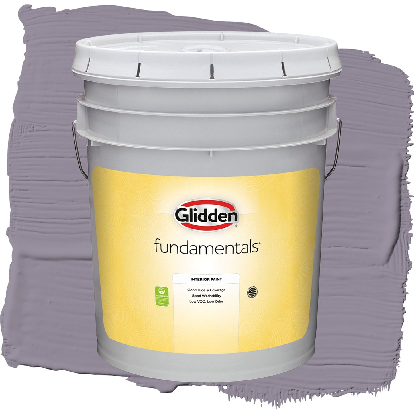 Glidden Fundamentals Tin Lizzie / Purple, Flat Interior Paint, 5 Gallon