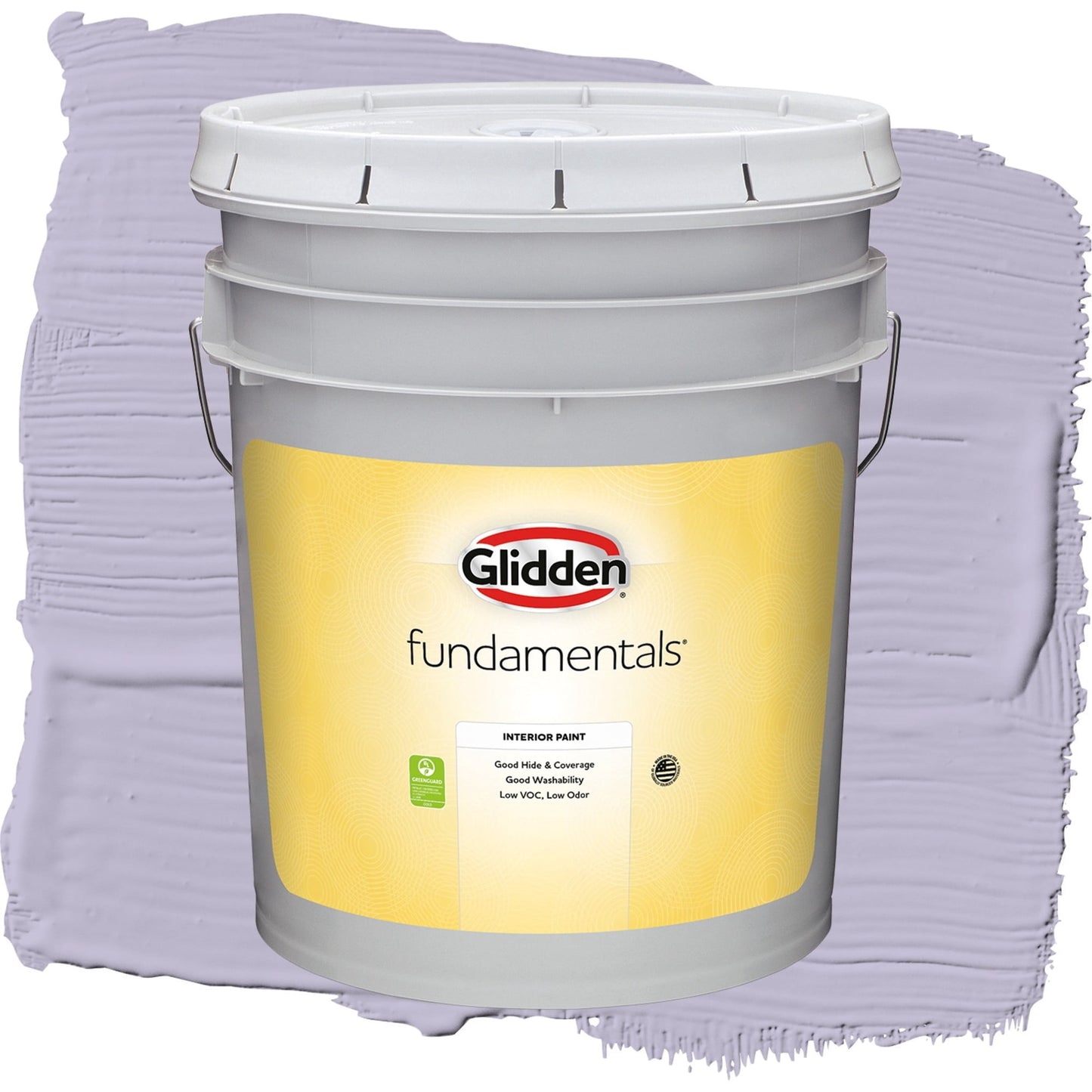 Glidden Fundamentals Wild Lilac / Purple, Flat Interior Paint, 5 Gallon