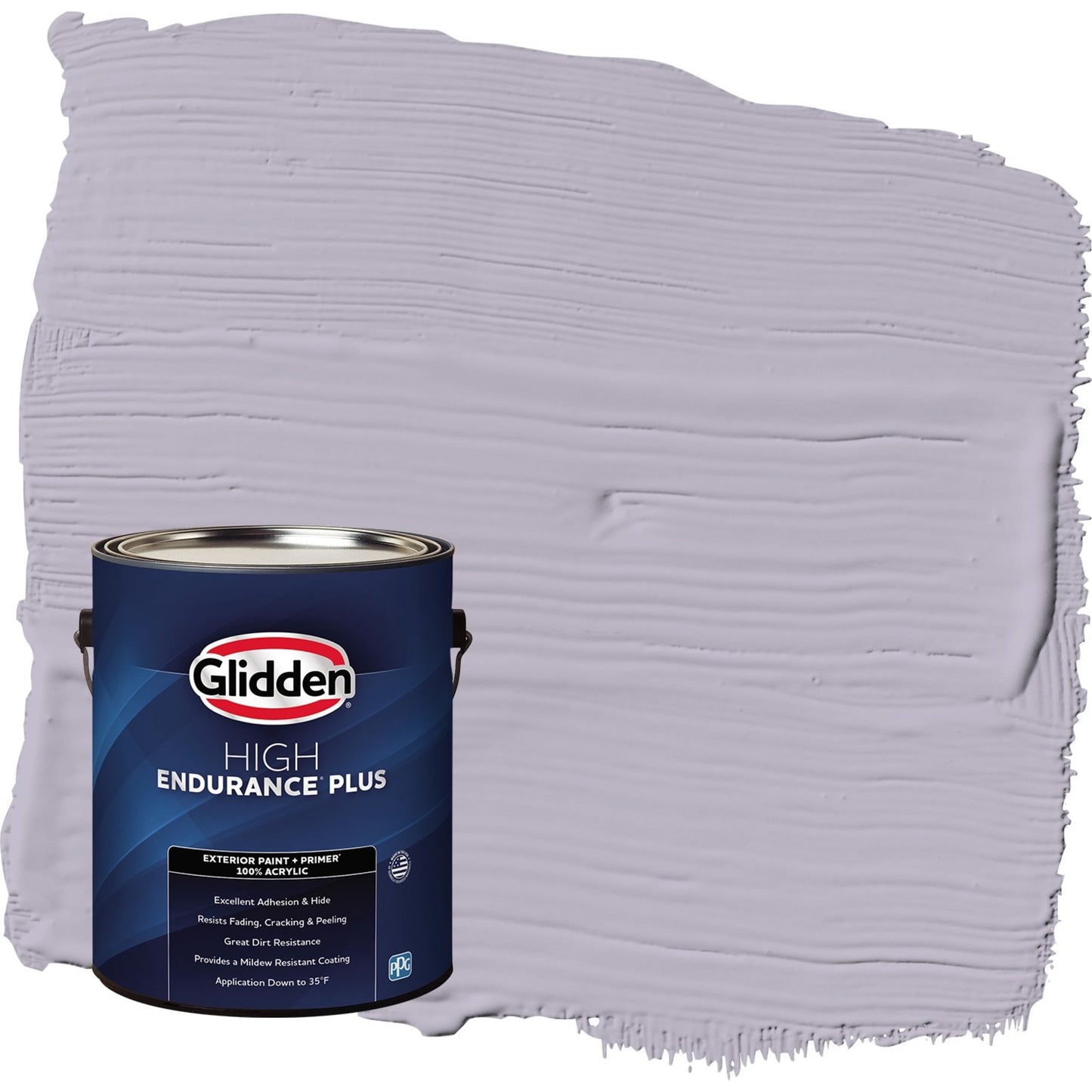 Glidden HEP Cloudberry / Purple Semi-Gloss Exterior Paint with Primer, 1 Gallon