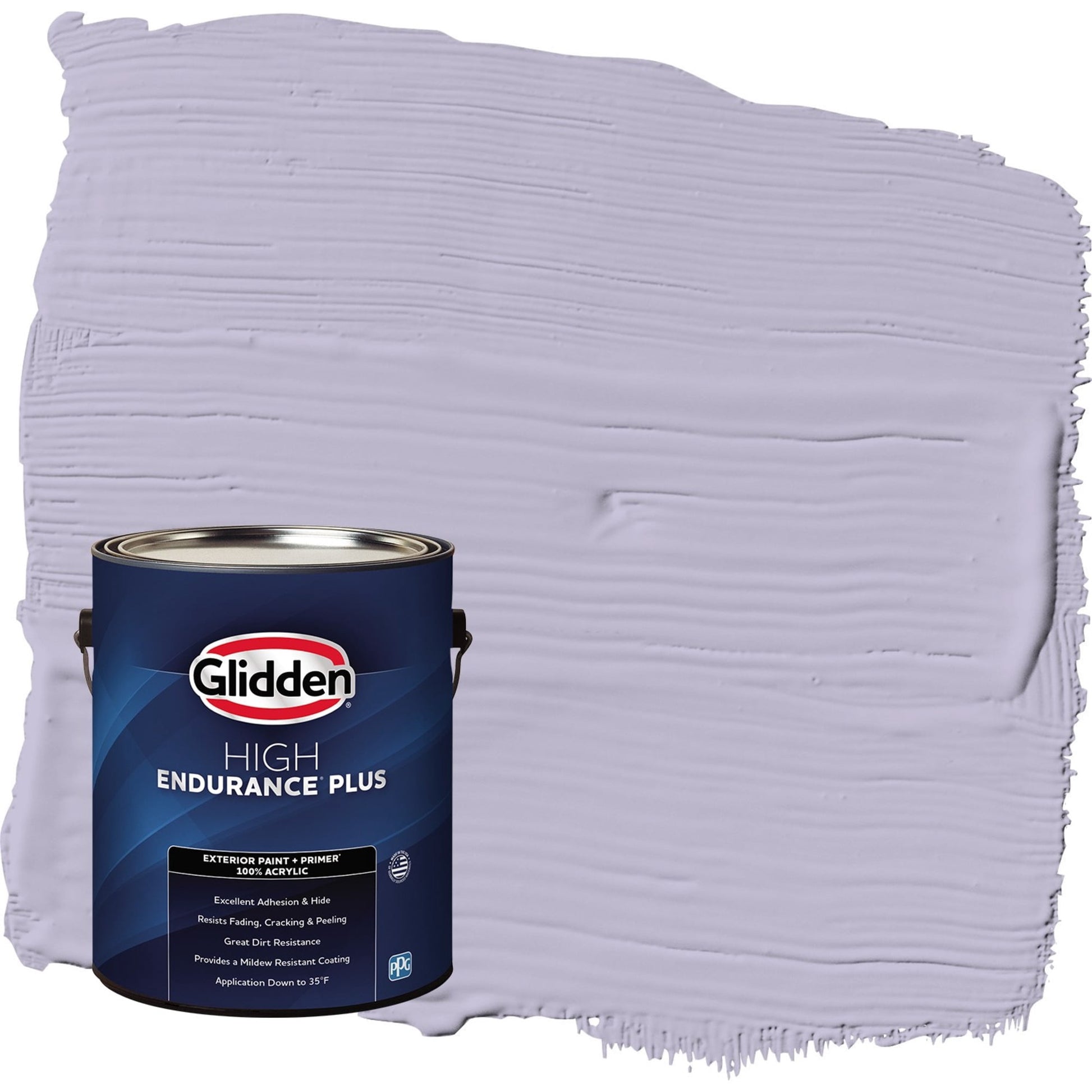 Glidden HEP Wild Lilac / Purple Semi-Gloss Exterior Paint with Primer, 1 Gallon