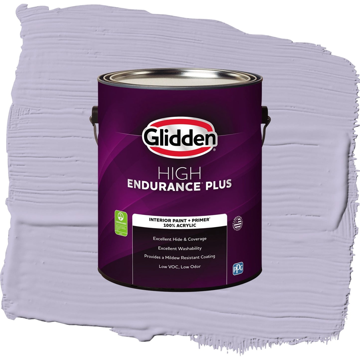Glidden HEP Wild Lilac / Purple, Semi-Gloss Interior Paint with Primer, 1 Gallon