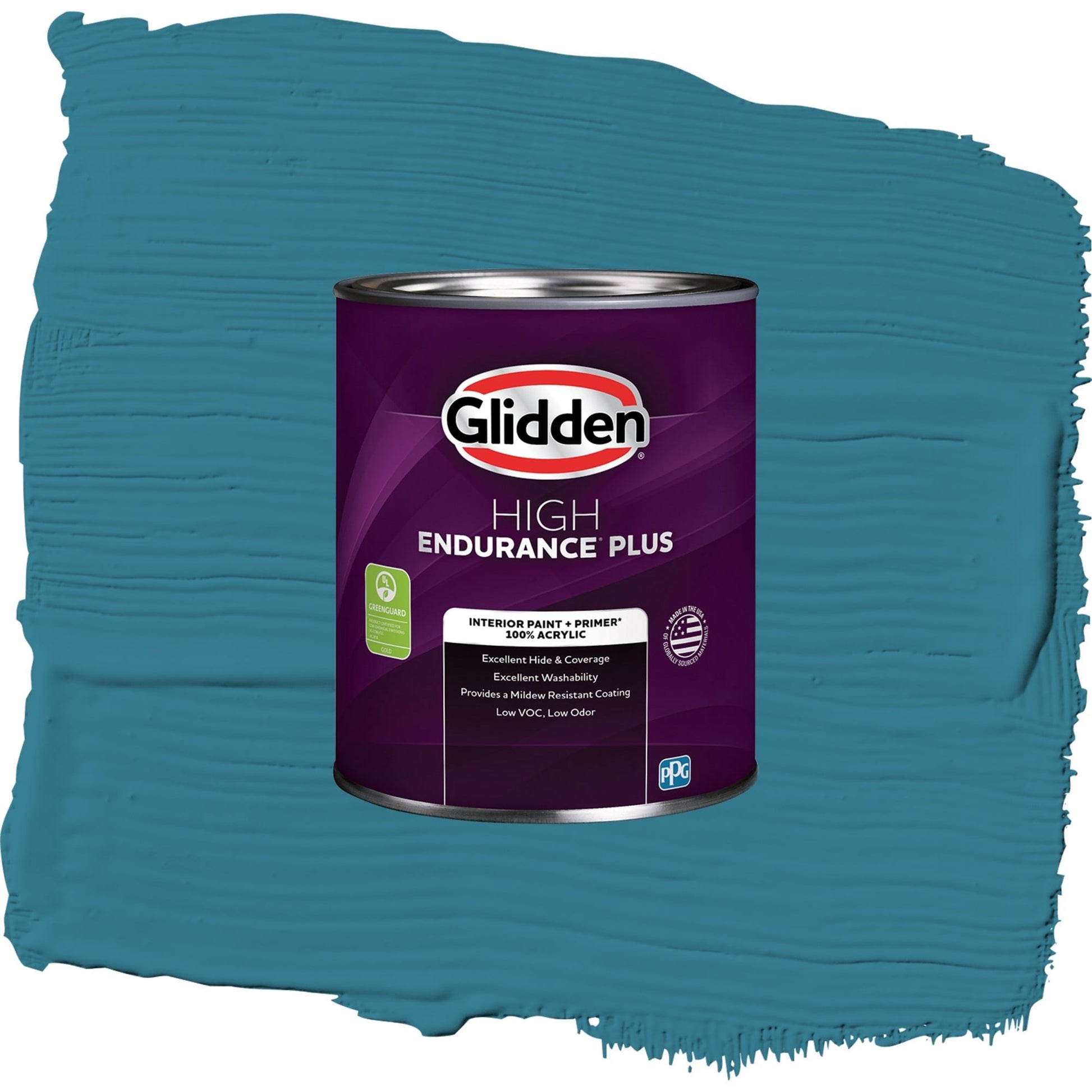 Glidden HEP Adventure / Blue, Semi-Gloss Interior Paint with Primer, 1 Quart