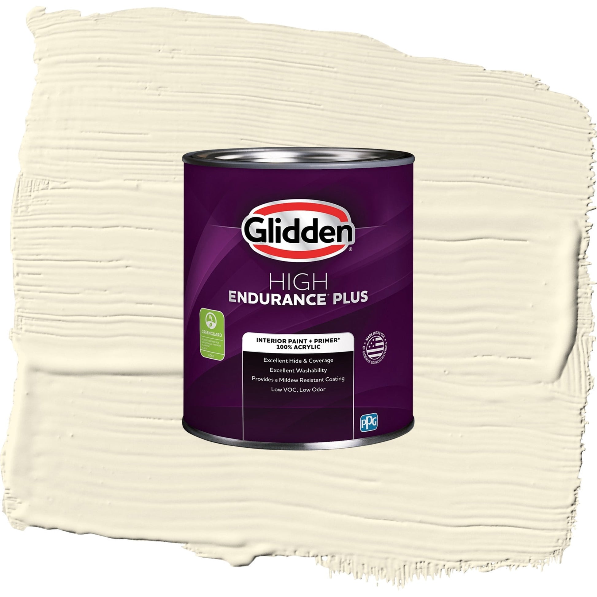 Glidden HEP Mesa Beige / Yellow, Semi-Gloss Interior Paint with Primer, 1 Quart